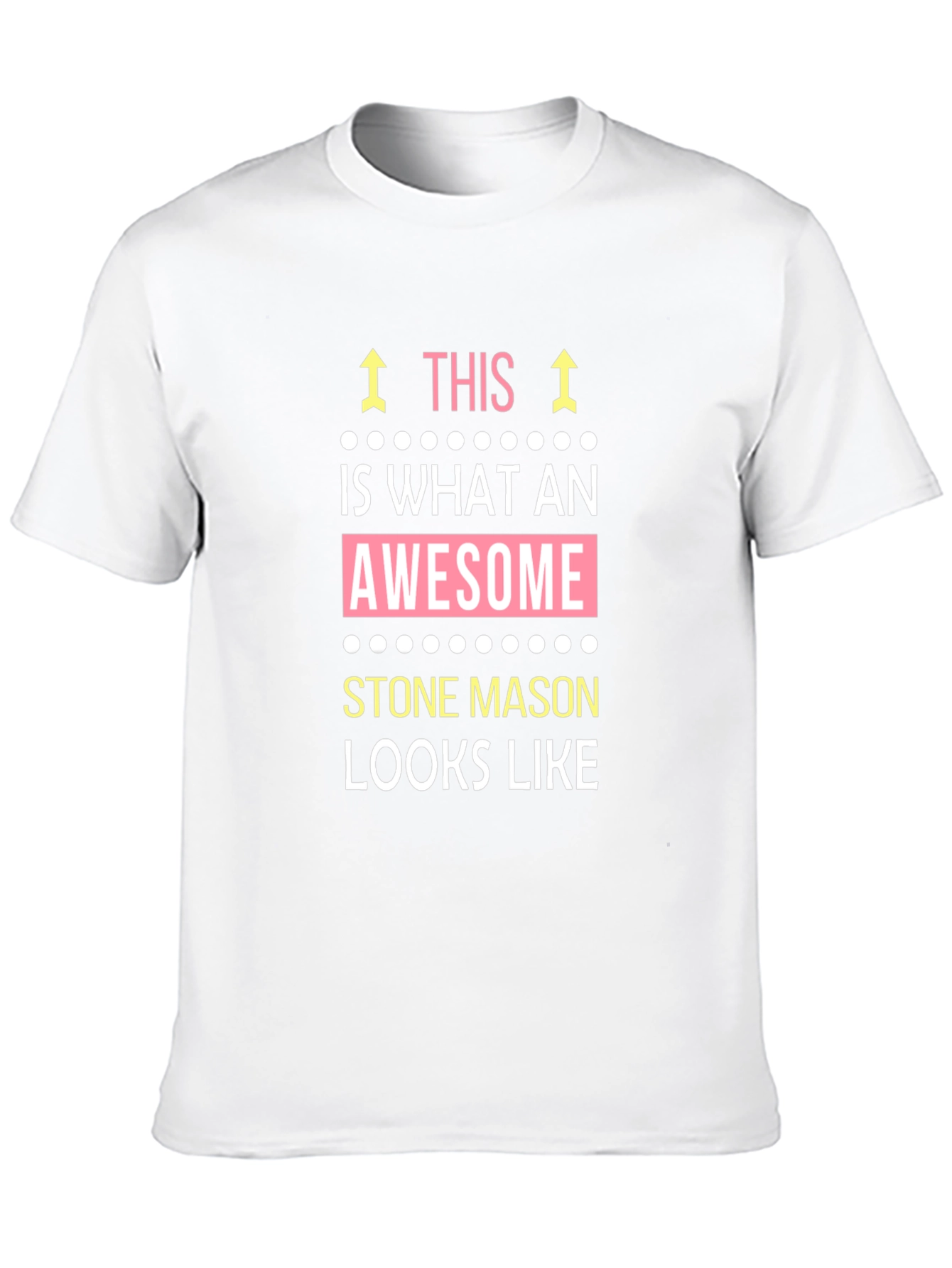 Black Awesome Stone Mason Graphic T-Shirt - Black view 10