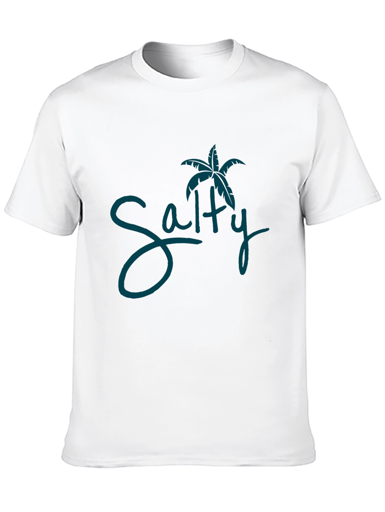 Black Salty Palm Tree Graphic Tee - Black view 10