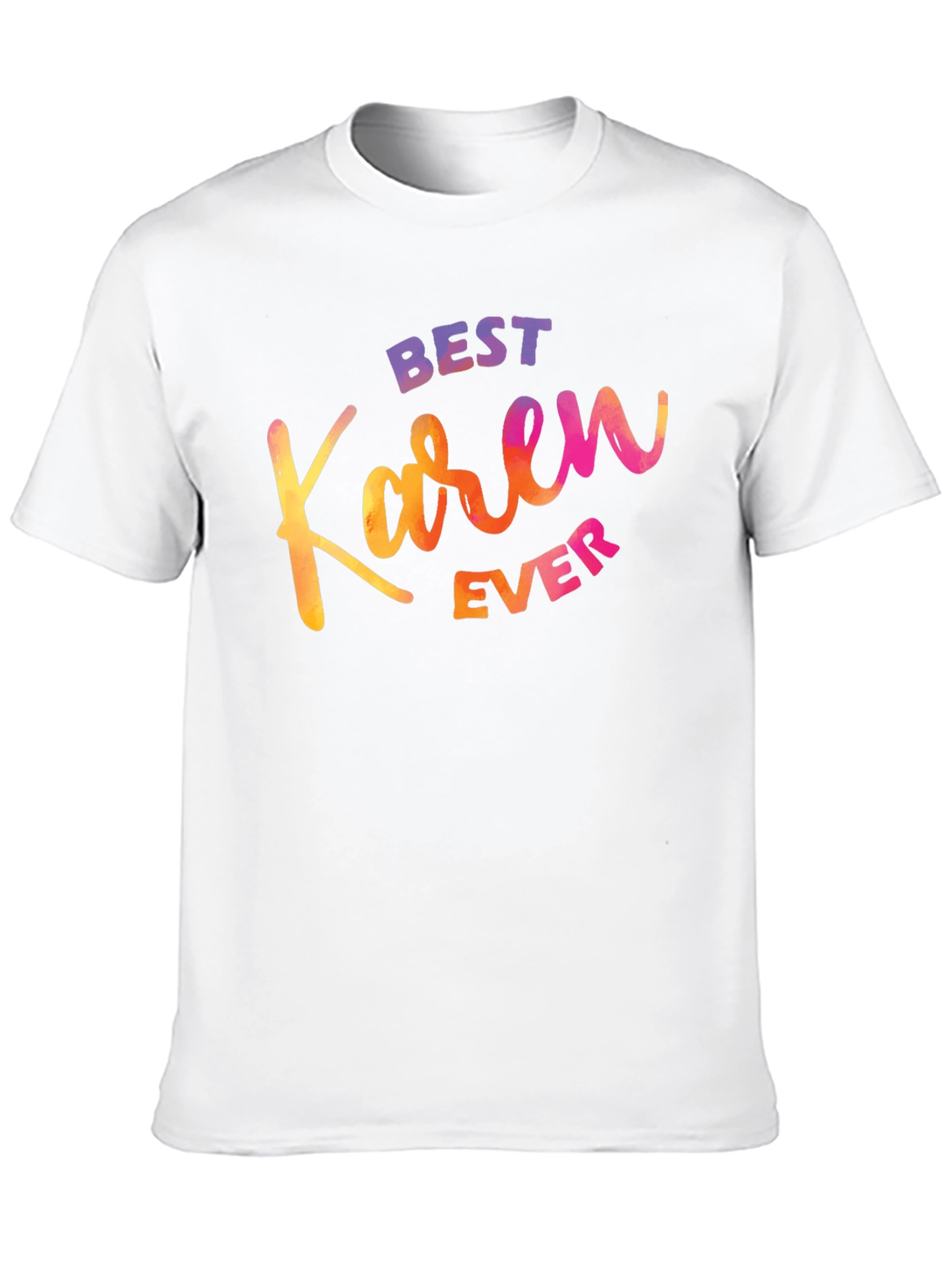 Black Best Karen Ever T-Shirt - Funny Sarcastic Graphic Tee view 10