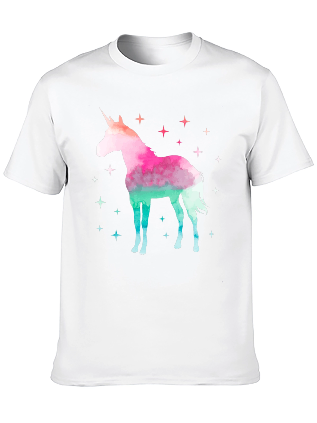 Black Unicorn Starry Night Graphic Tee - Cotton Blend view 10