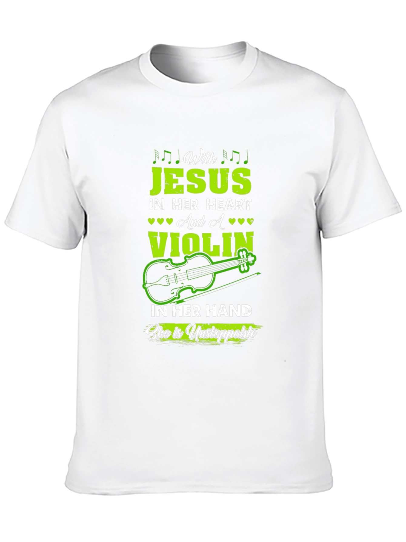 Black Jesus and a Violin T-Shirt view 10