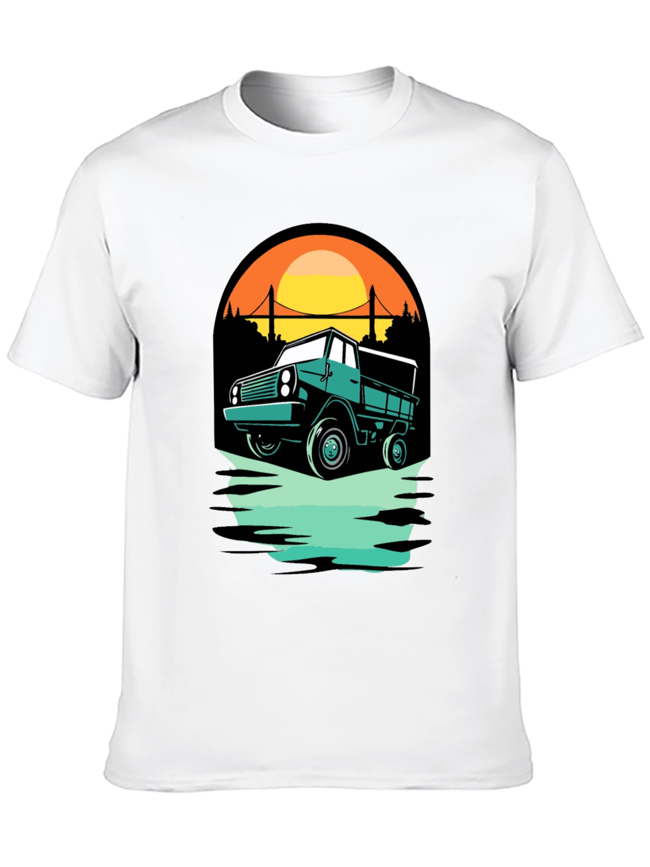Black Vintage Truck Graphic Tee - Adventure Ready view 10