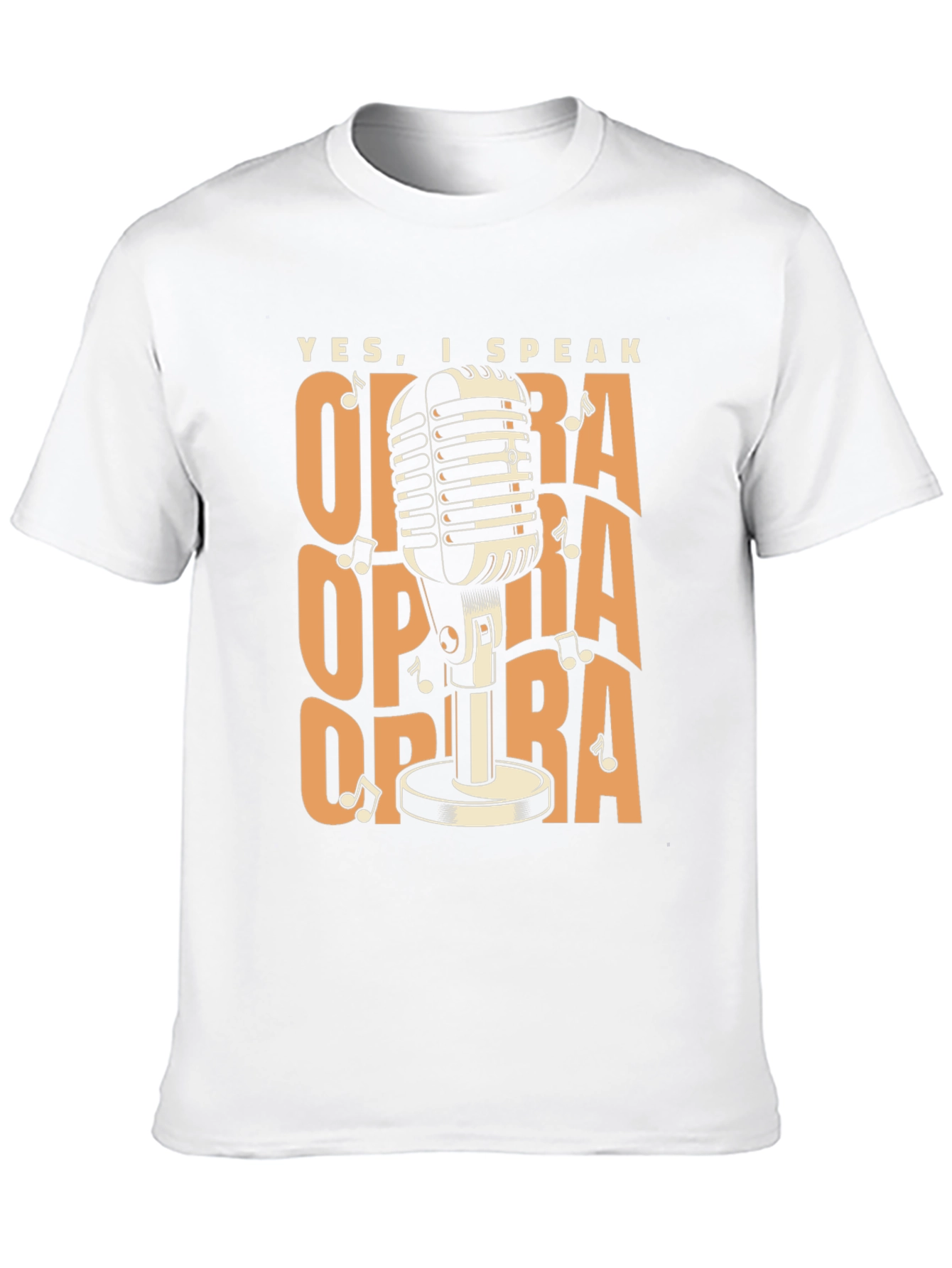 Black Yes, I Speak Opera - Music Lover T-Shirt view 10