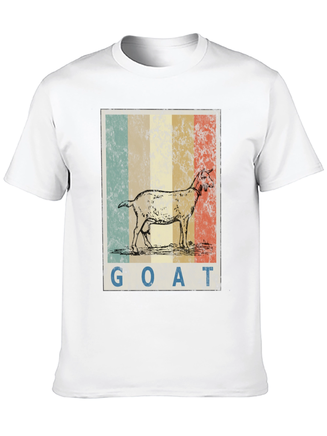 Black Vintage Goat T-Shirt - Graphic Tee view 10