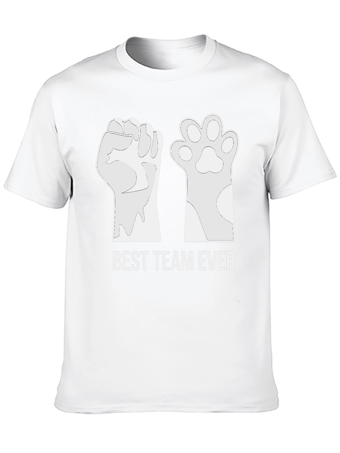 Black Best Team Ever Graphic Tee view 10