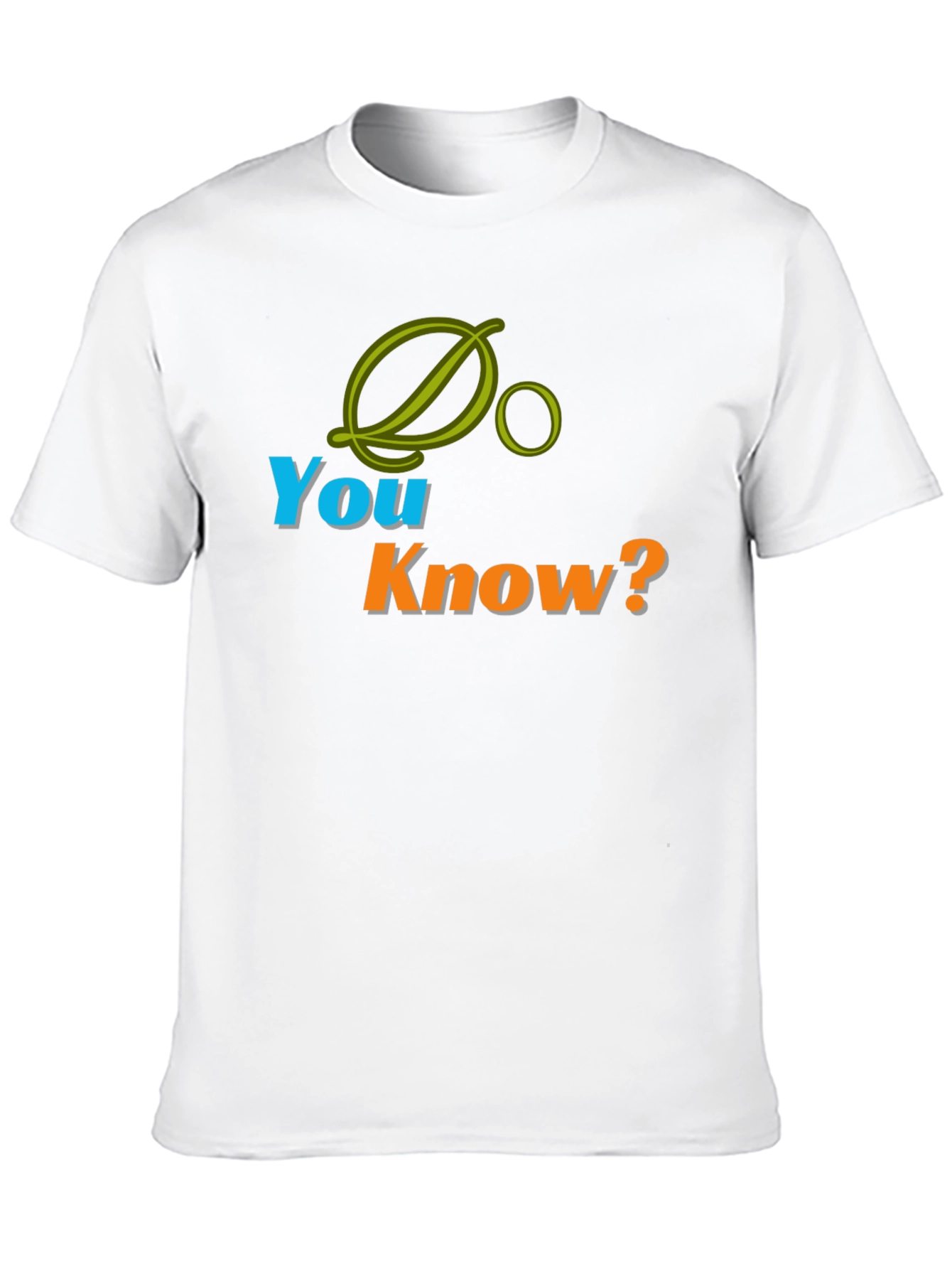 Black Do You Know? Novelty Graphic T-Shirt - Black view 10