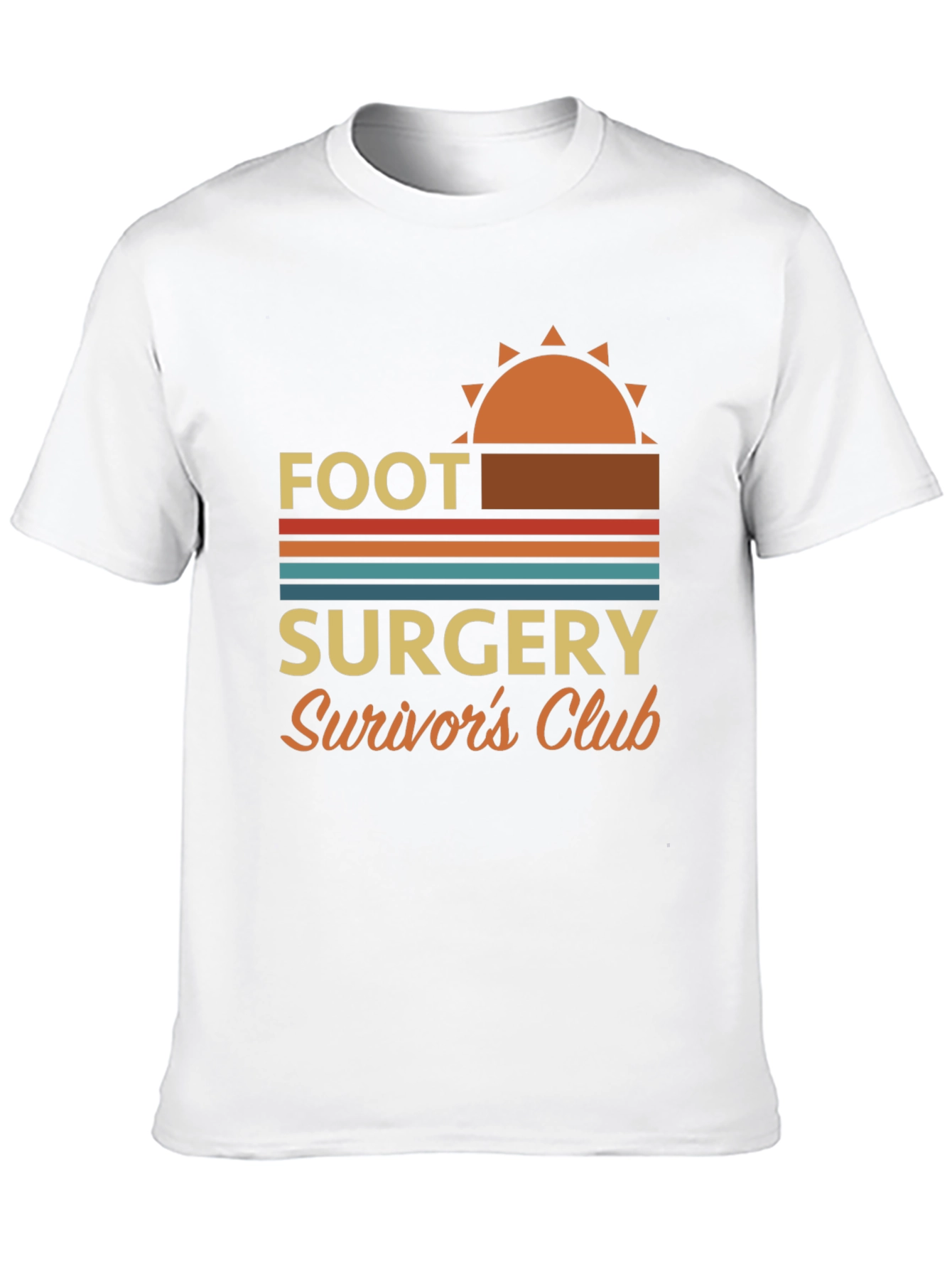Black Foot Surgery Survivor's Club Graphic Tee view 10