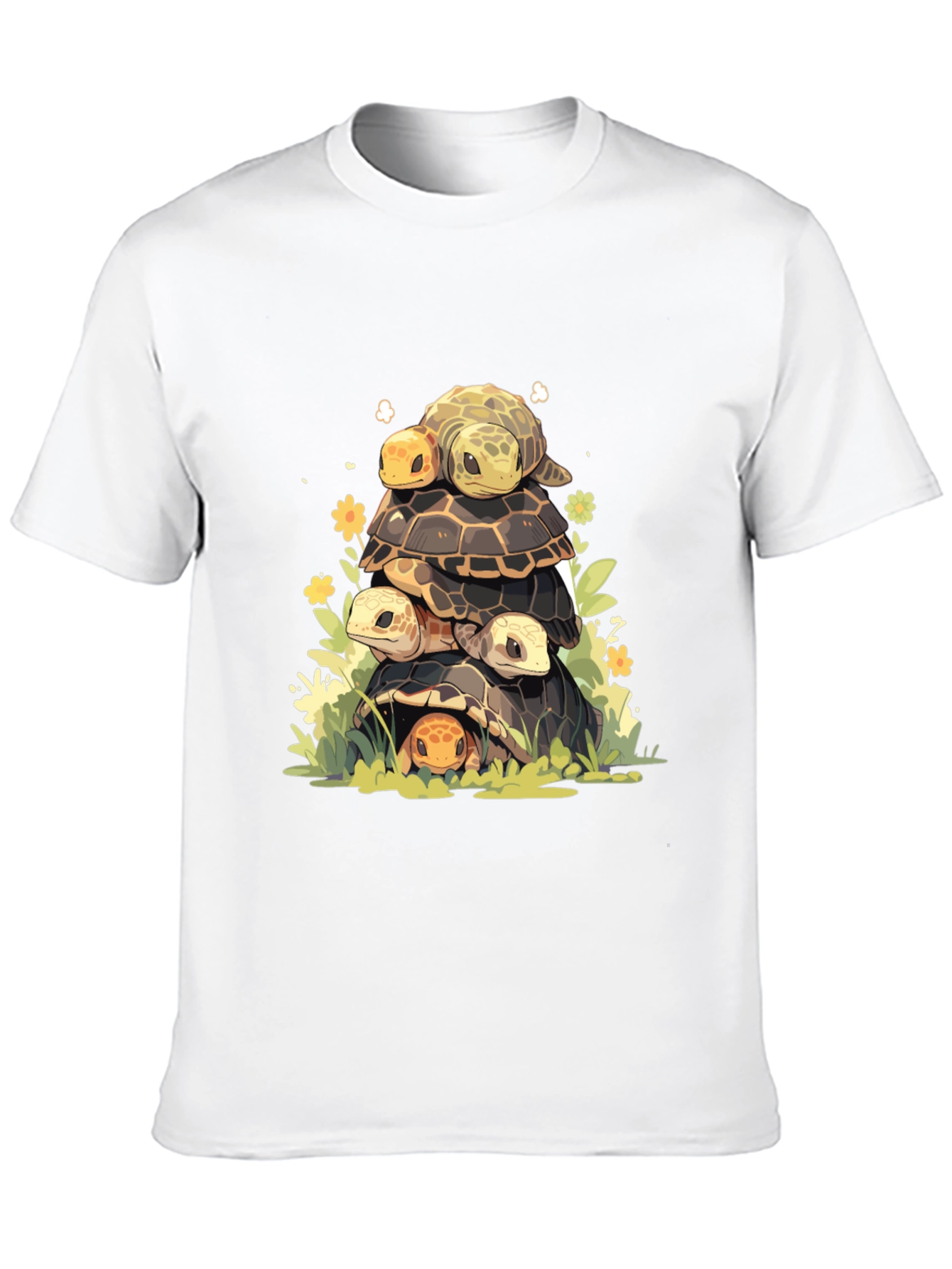 Black Turtle Tower Graphic Tee - Black view 10