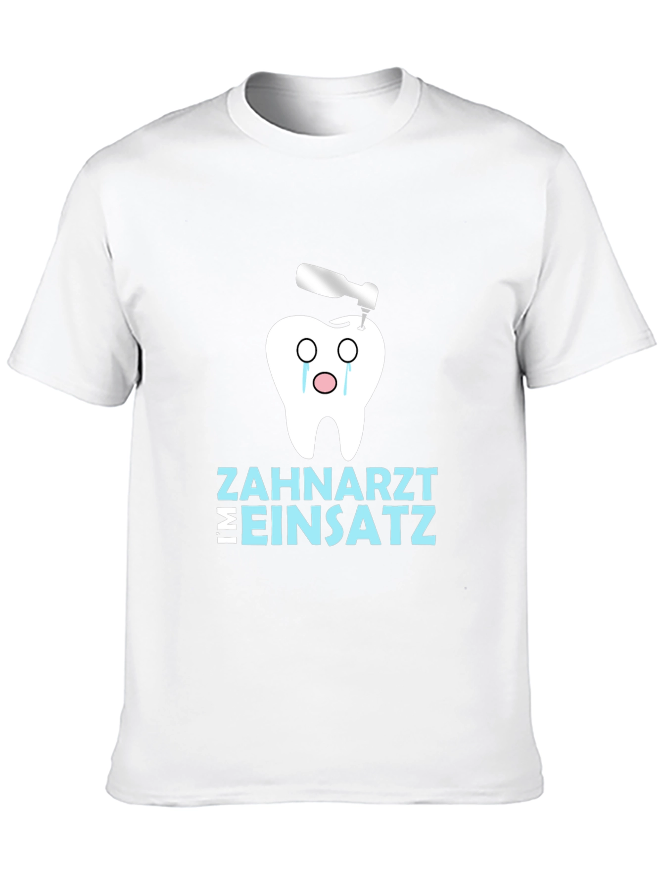 Black Zahnarzt Im Einsatz Graphic Tee - Black view 10