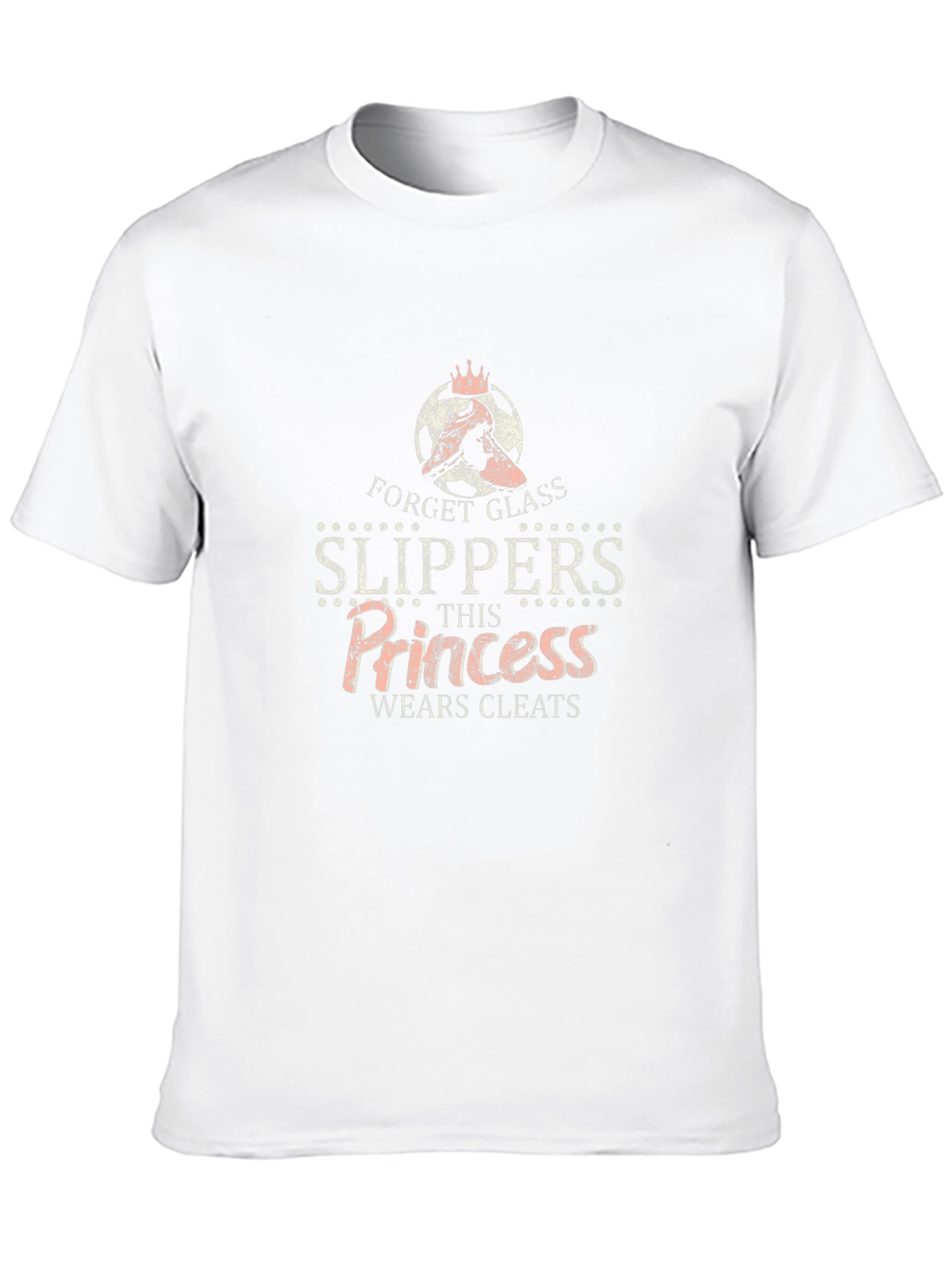 Black Princess Wears Cleats Black T-Shirt view 10
