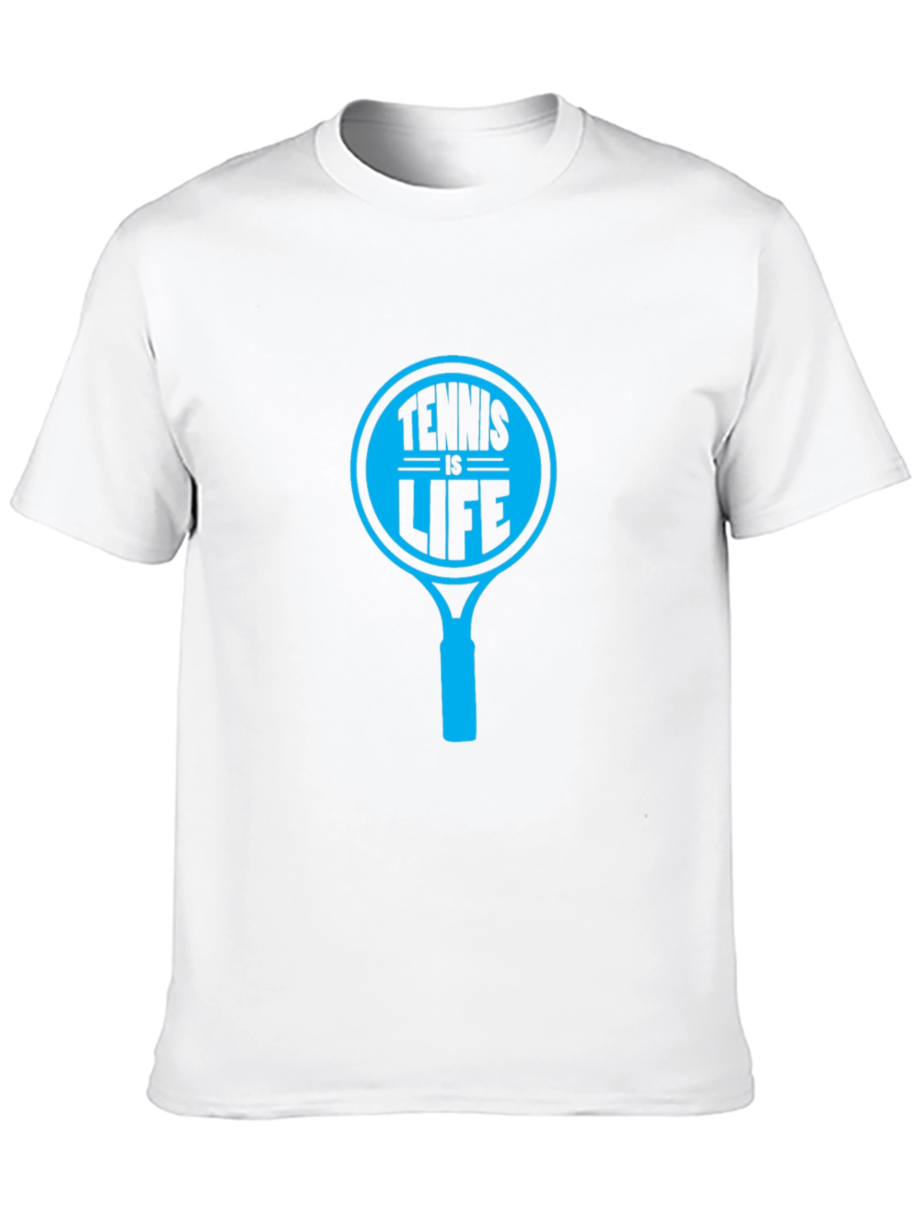 Black Tennis Is Life T-Shirt, Black view 10