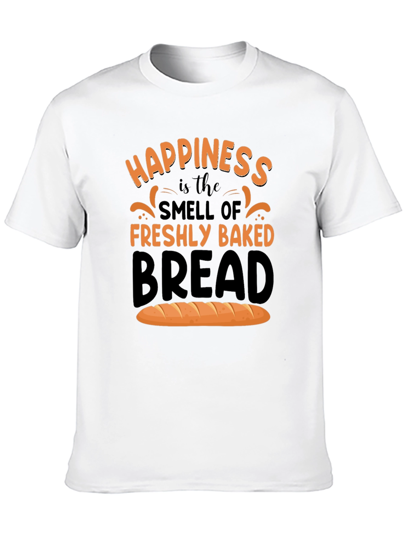 Black Happiness is Freshly Baked Bread T-Shirt view 10