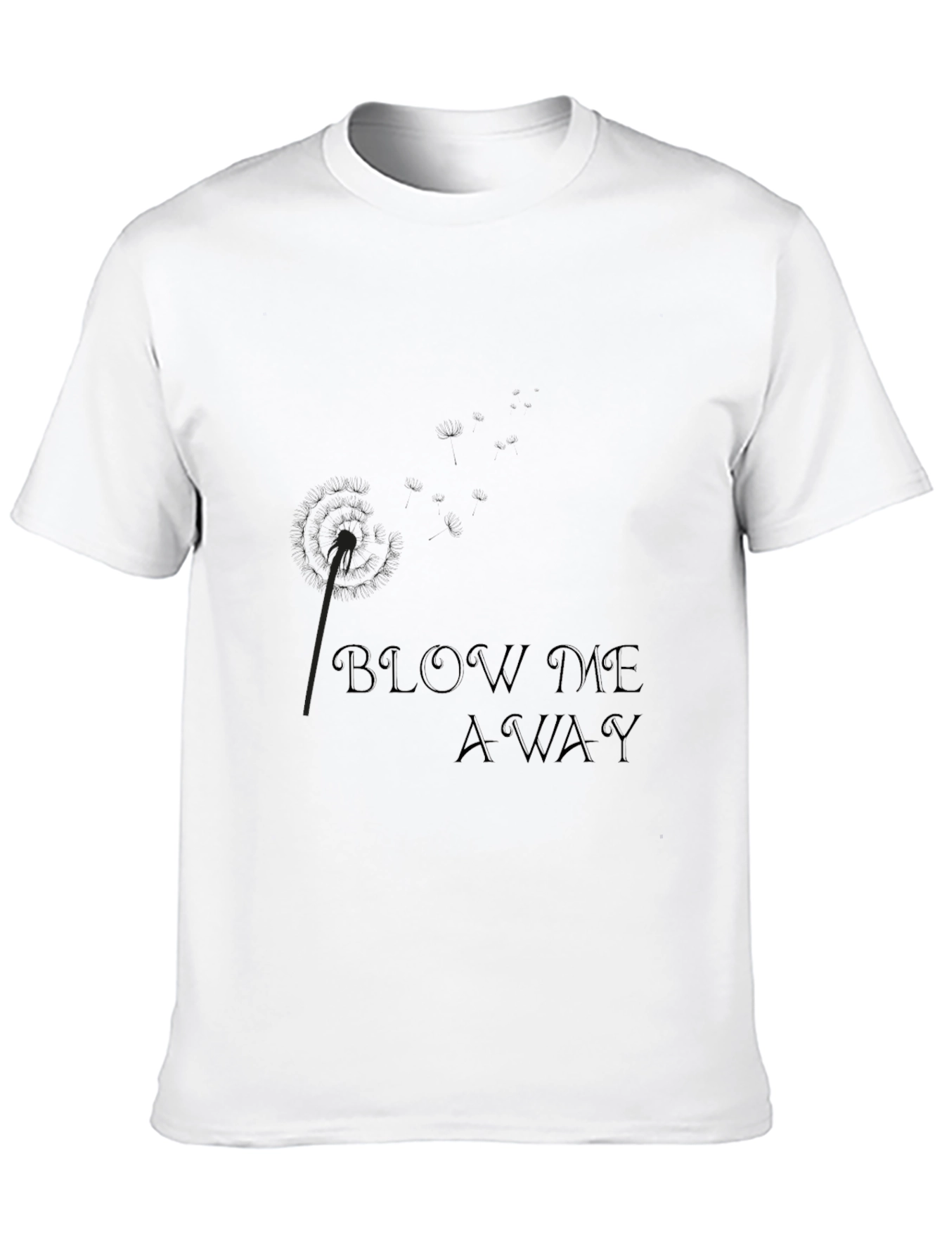 Black Blow Me Away Black Graphic Tee view 10