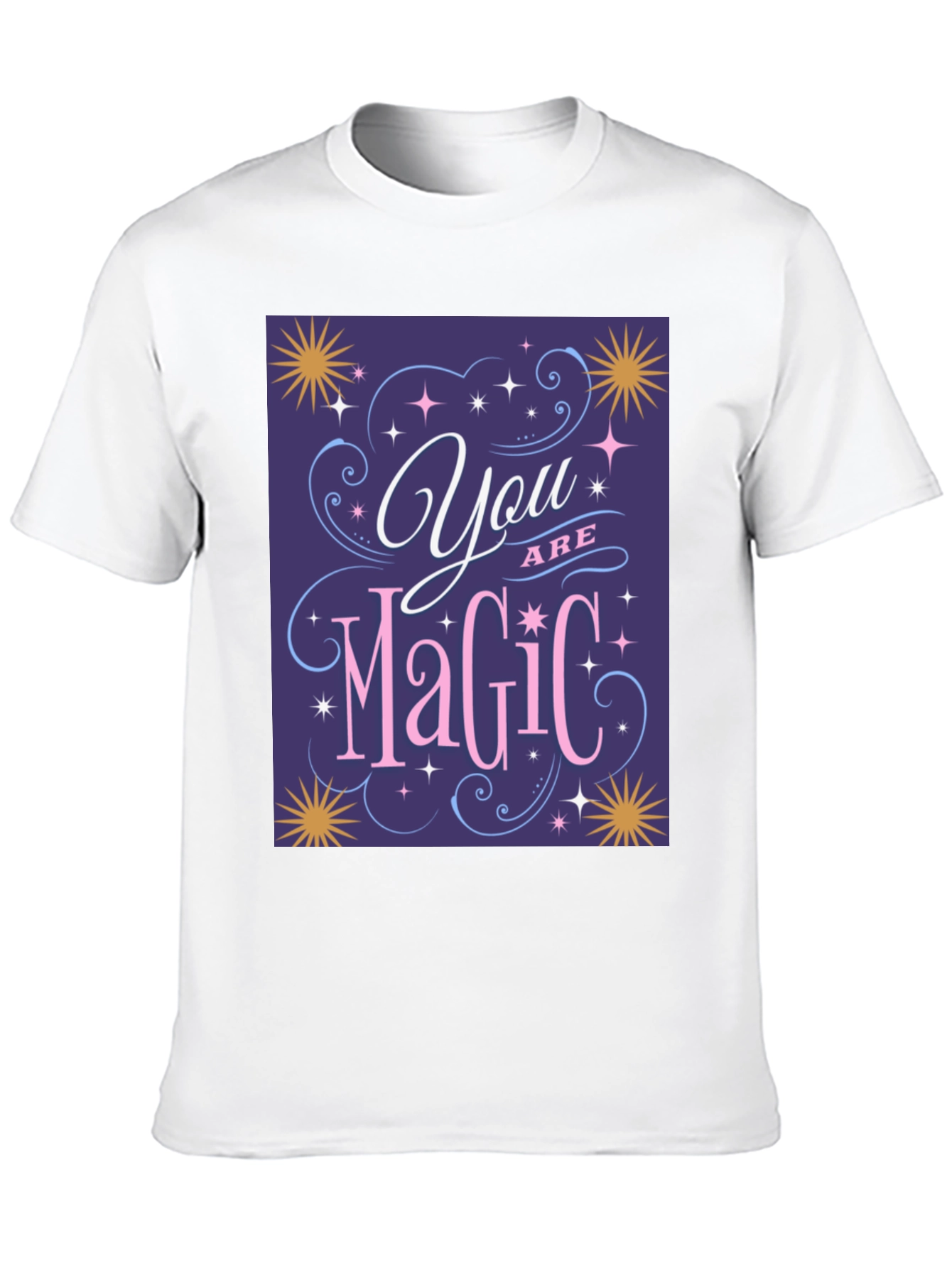 Black You Are Magic T-Shirt - Positive Vibes Tee view 10