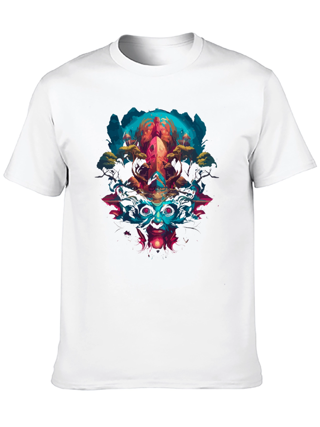 Black Mystic Creature Graphic Tee - Unique Design view 10