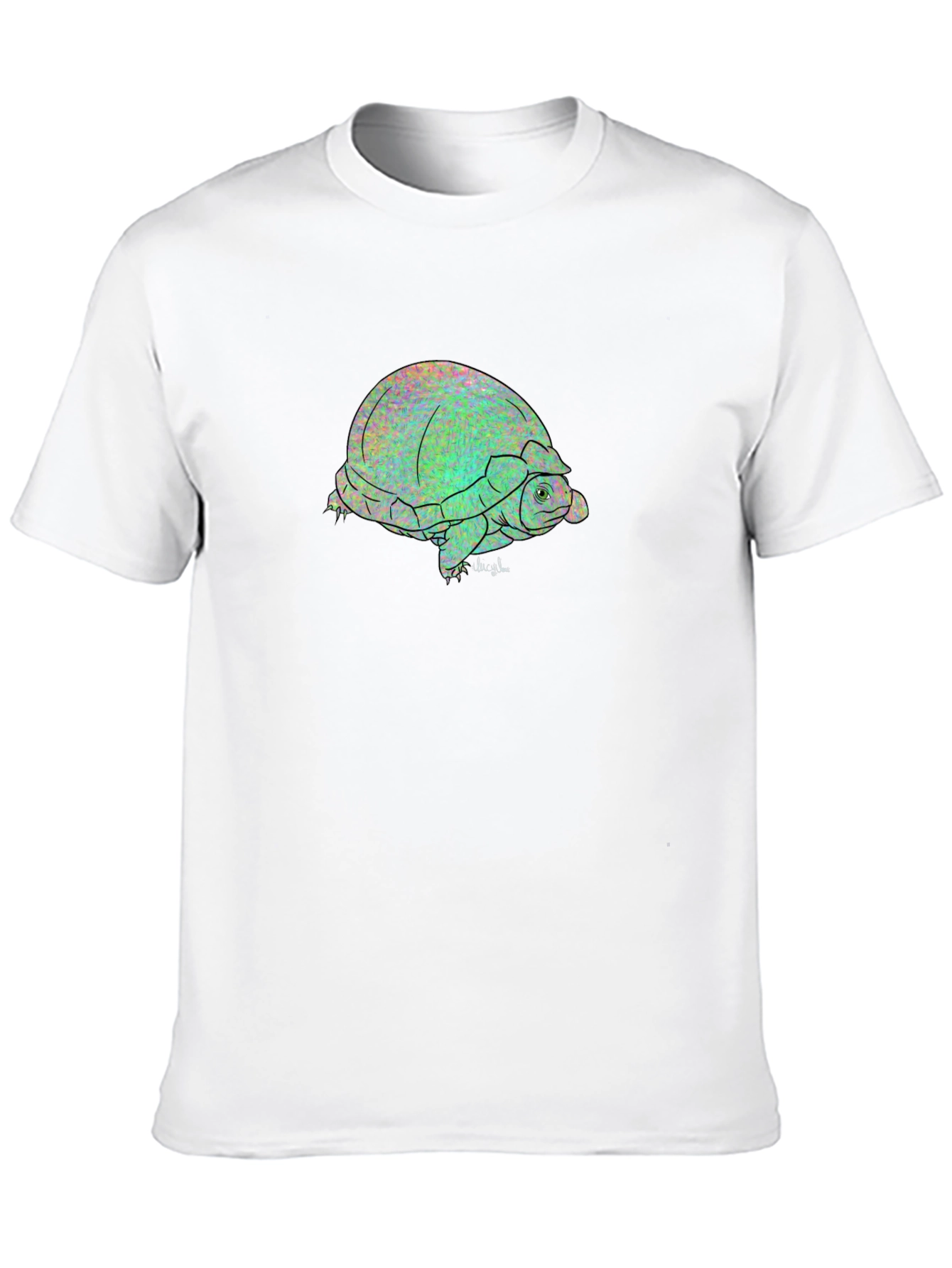 Black Turtle Graphic Tee - Black Unisex T-Shirt view 10