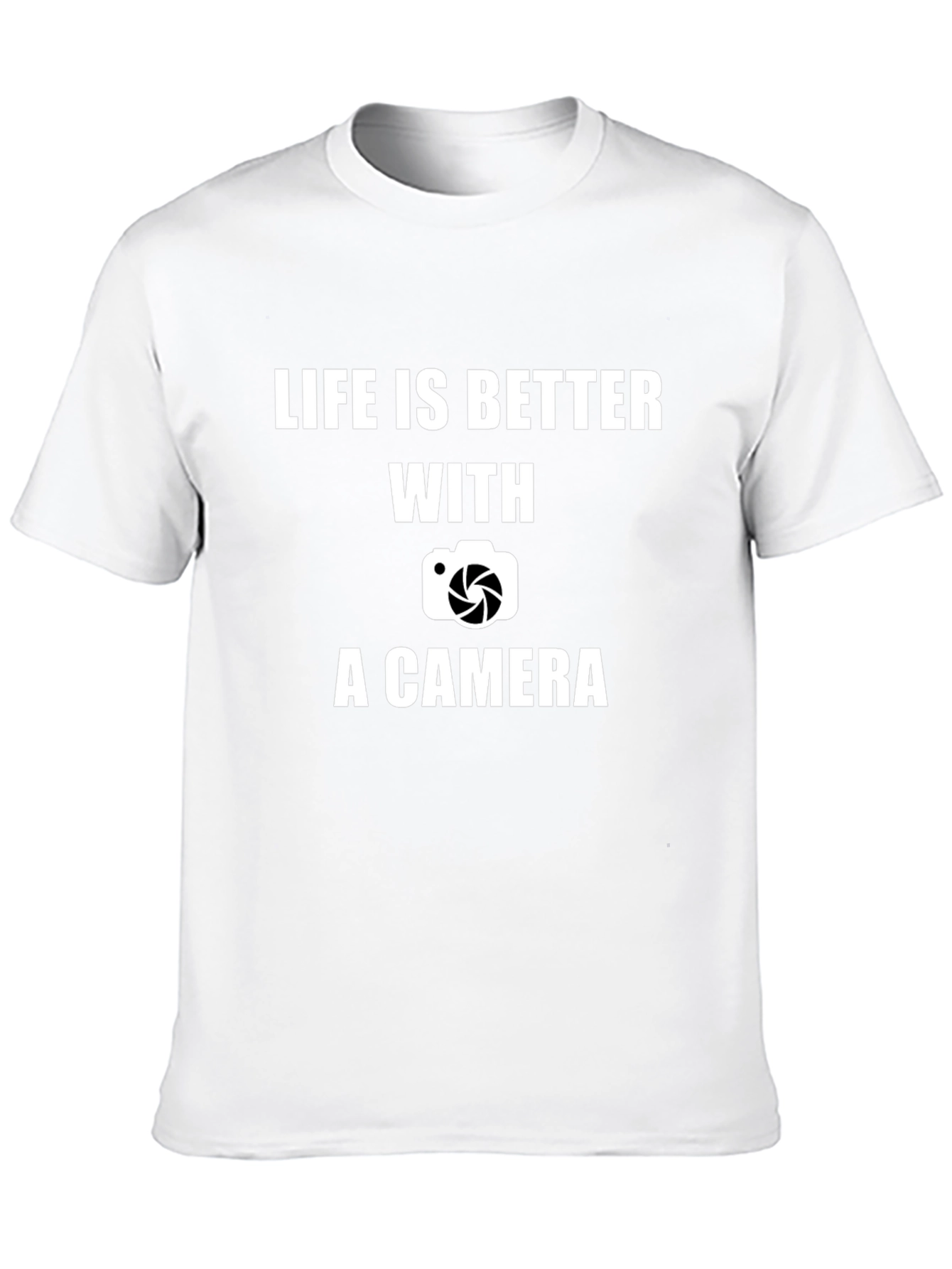 Black Life is Better with a Camera Graphic T-Shirt view 10