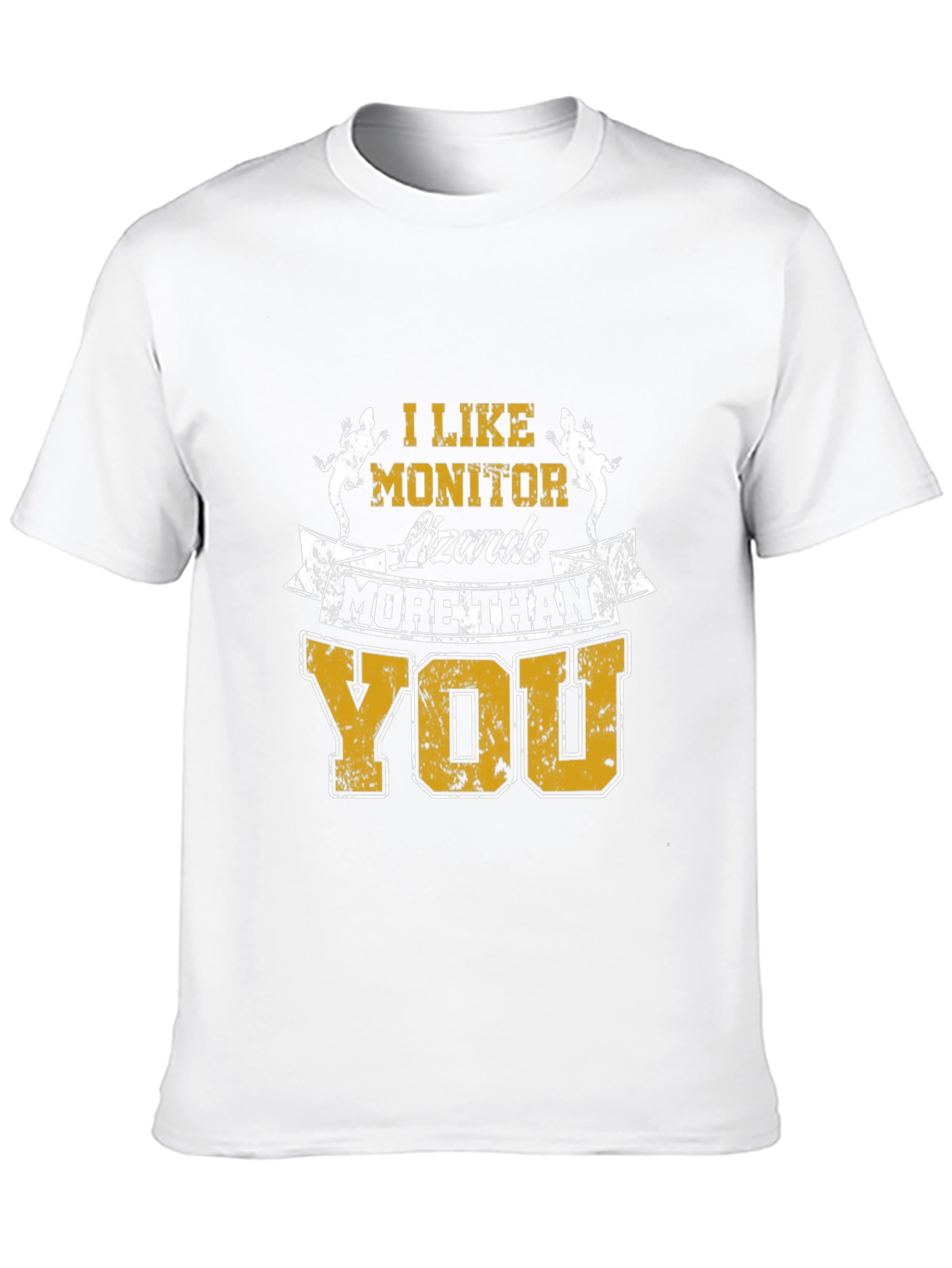 Black I Like Monitor Lizards More Than You T-Shirt view 10