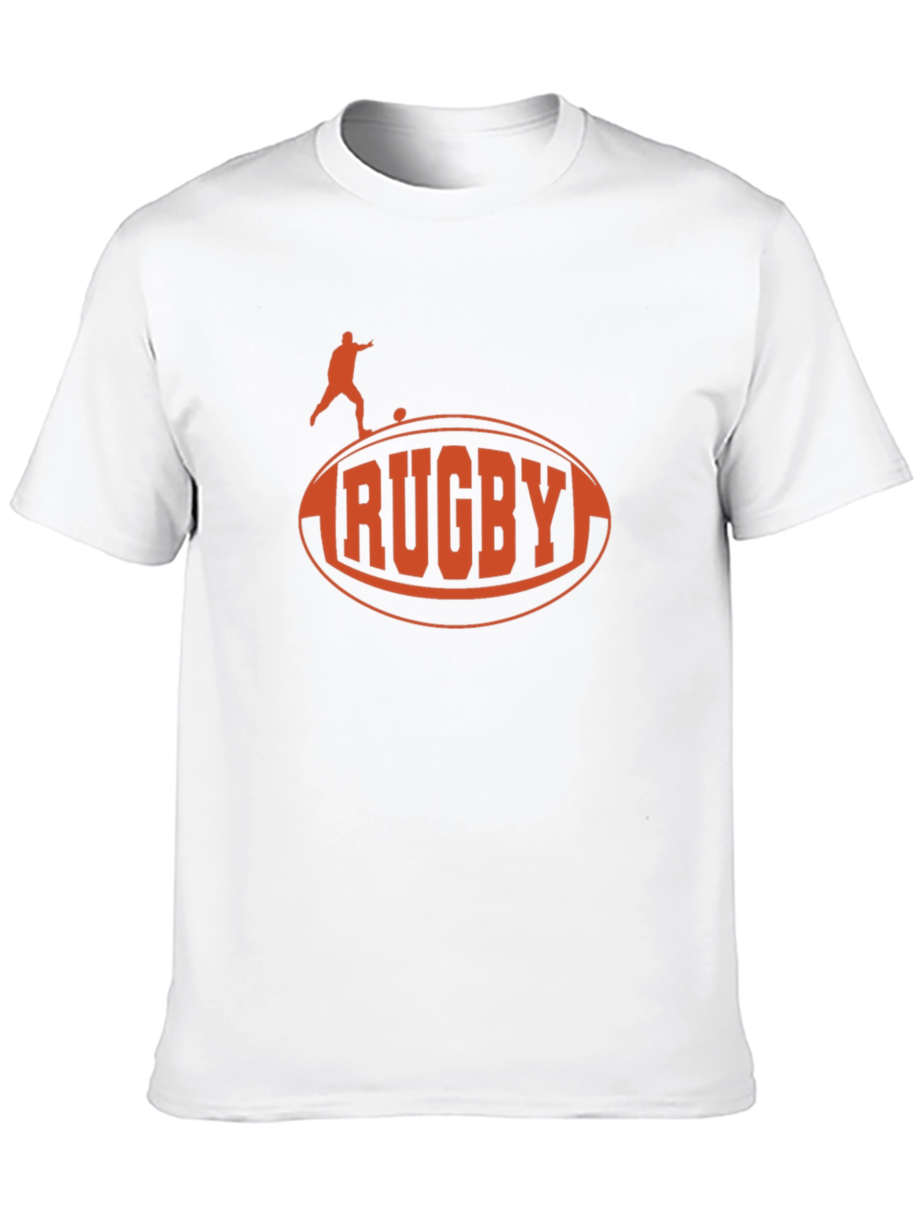 Black Rugby Graphic Tee - Black Cotton T-Shirt view 10