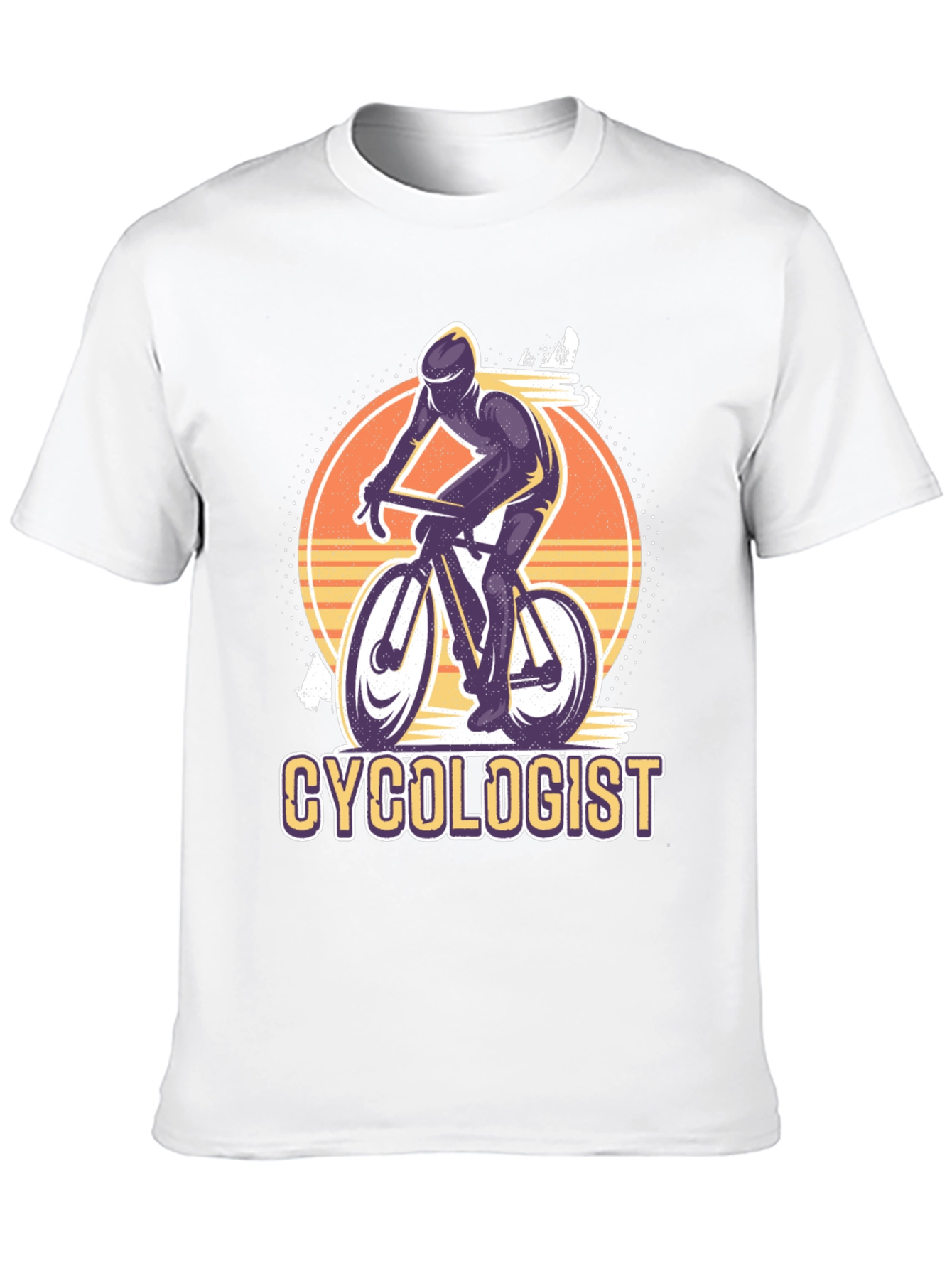 Black Cyclologist T-Shirt - Cycling Enthusiast Apparel view 10