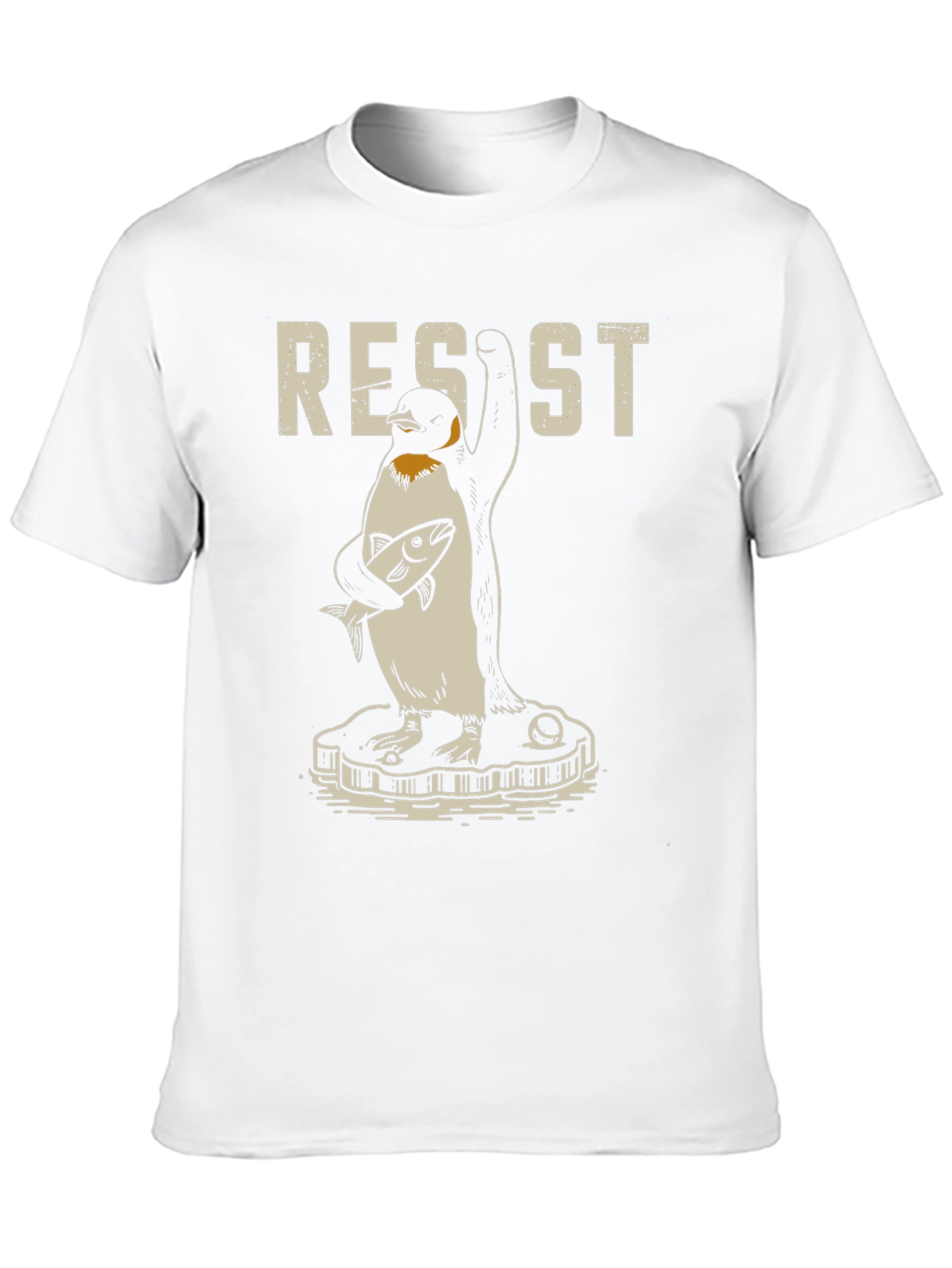 Black Resist Penguin Graphic Tee view 10