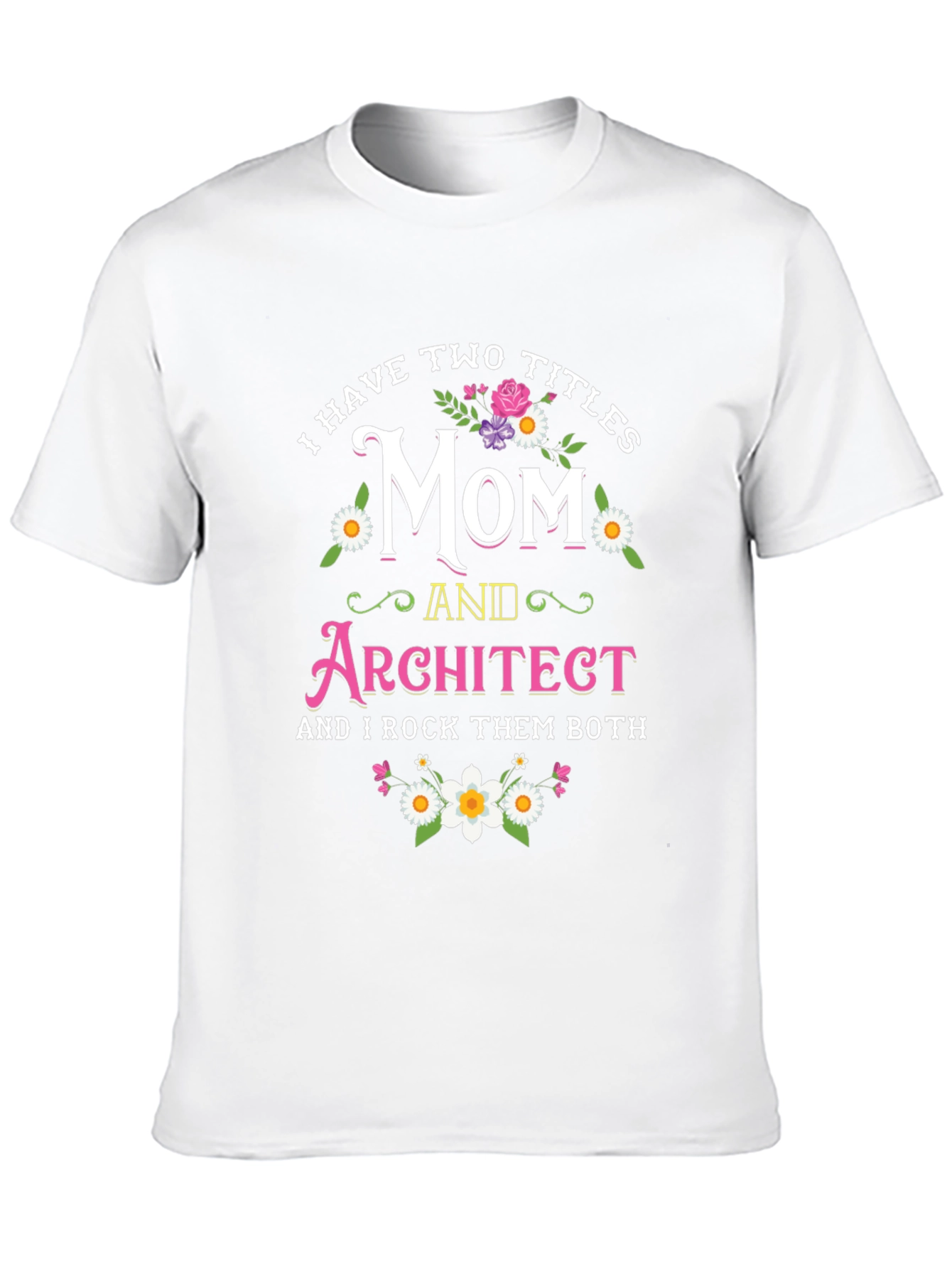 Black Mom and Architect T-Shirt: I Rock Them Both! view 10