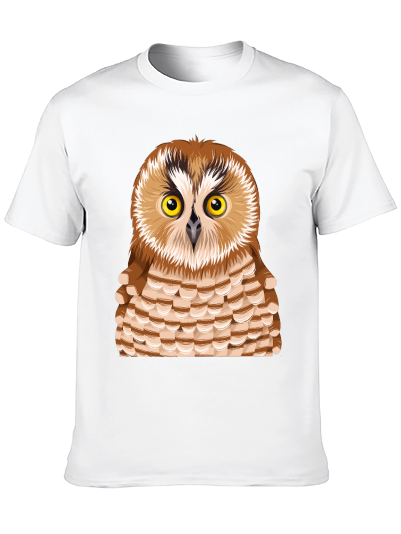 Black Owl Graphic Tee - Mens Black T-Shirt view 10