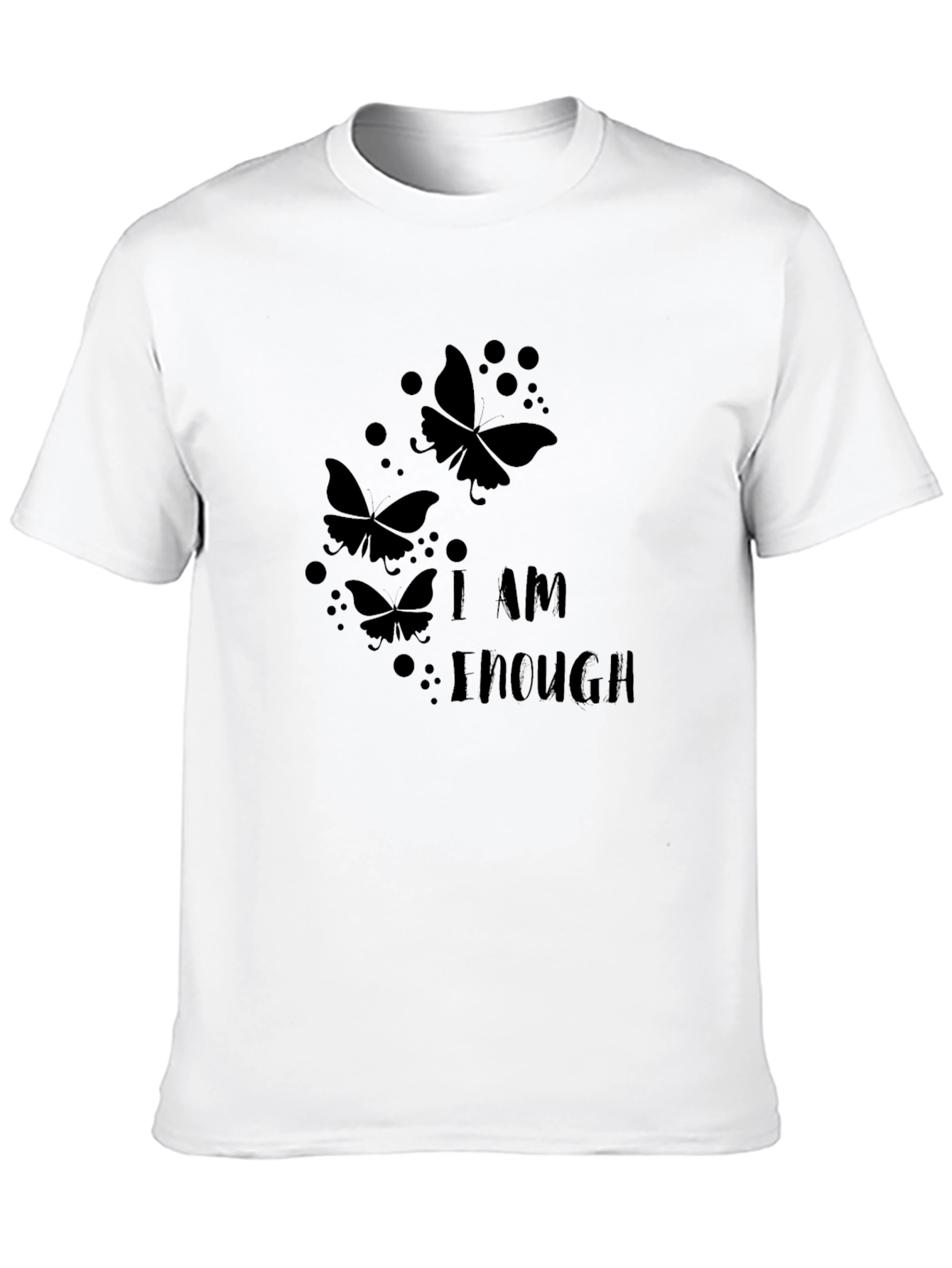 I Am Enough Butterfly Graphic T-Shirt - 10
