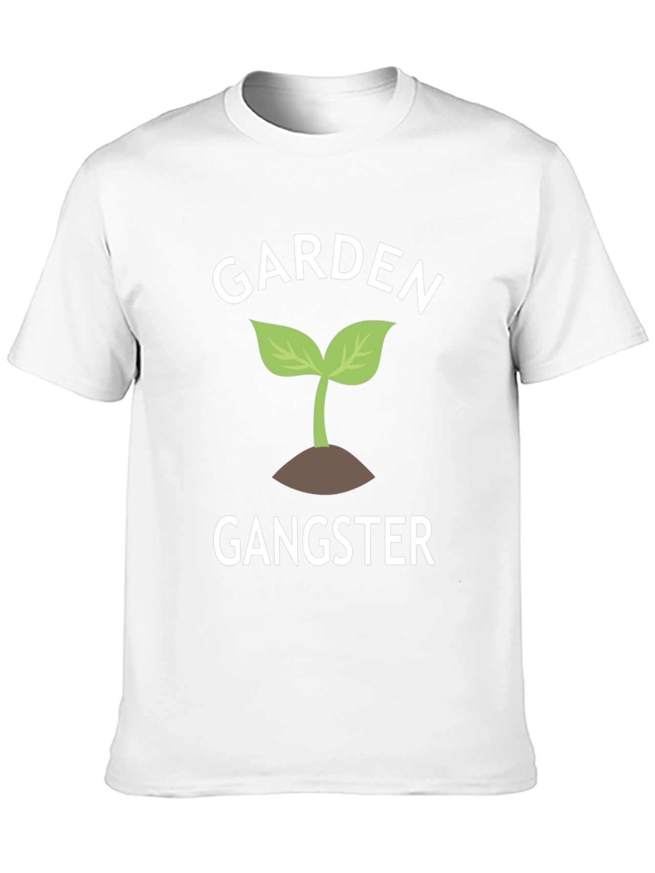 Black Garden Gangster T-Shirt: Funny Gardening Tee view 10