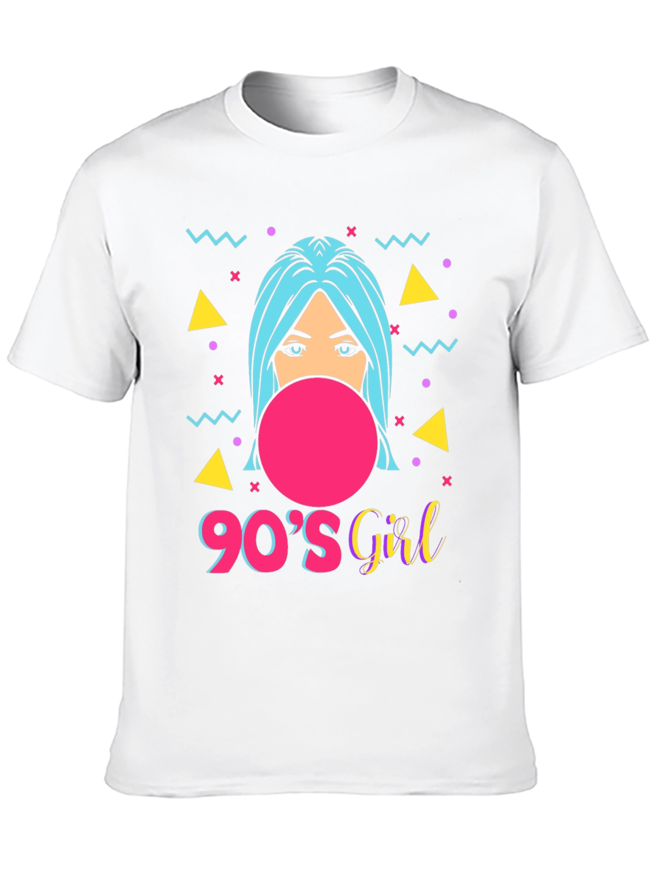 Black 90s Girl Graphic Tee - Retro Style view 10