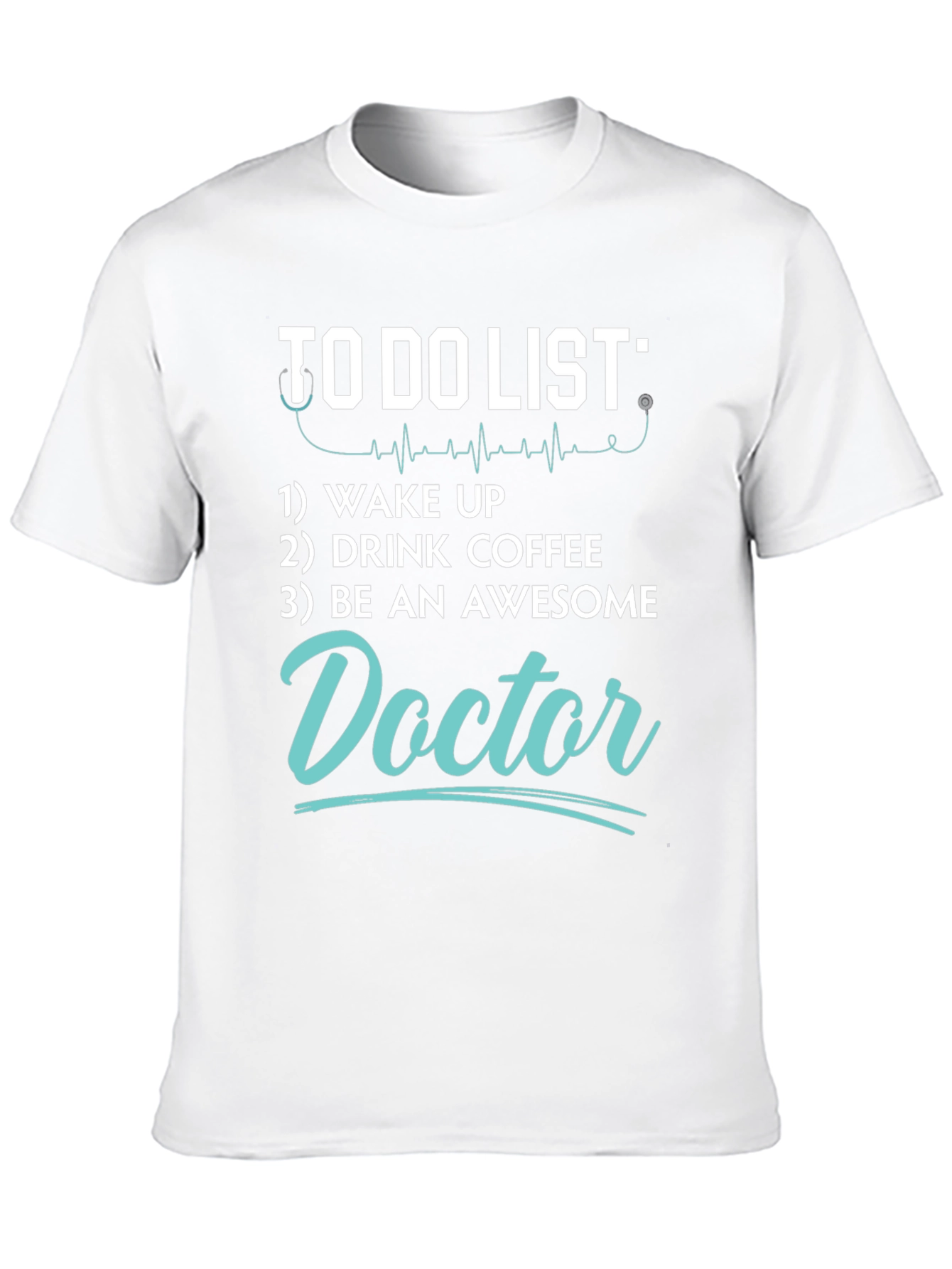 Black Doctor To-Do List Graphic Tee view 10