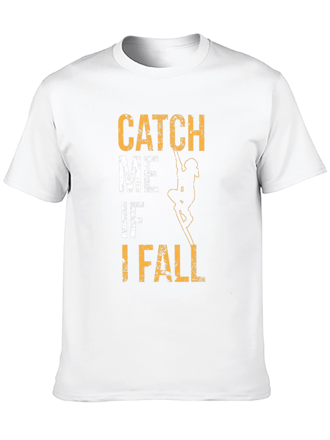 Black Catch Me If I Fall T-Shirt view 10