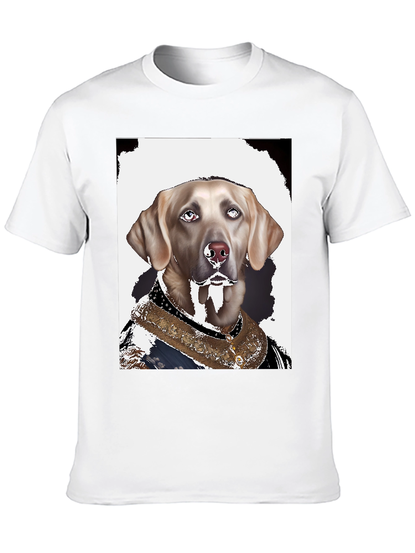 Black Regal Dog Graphic Tee - Canine Royalty view 10