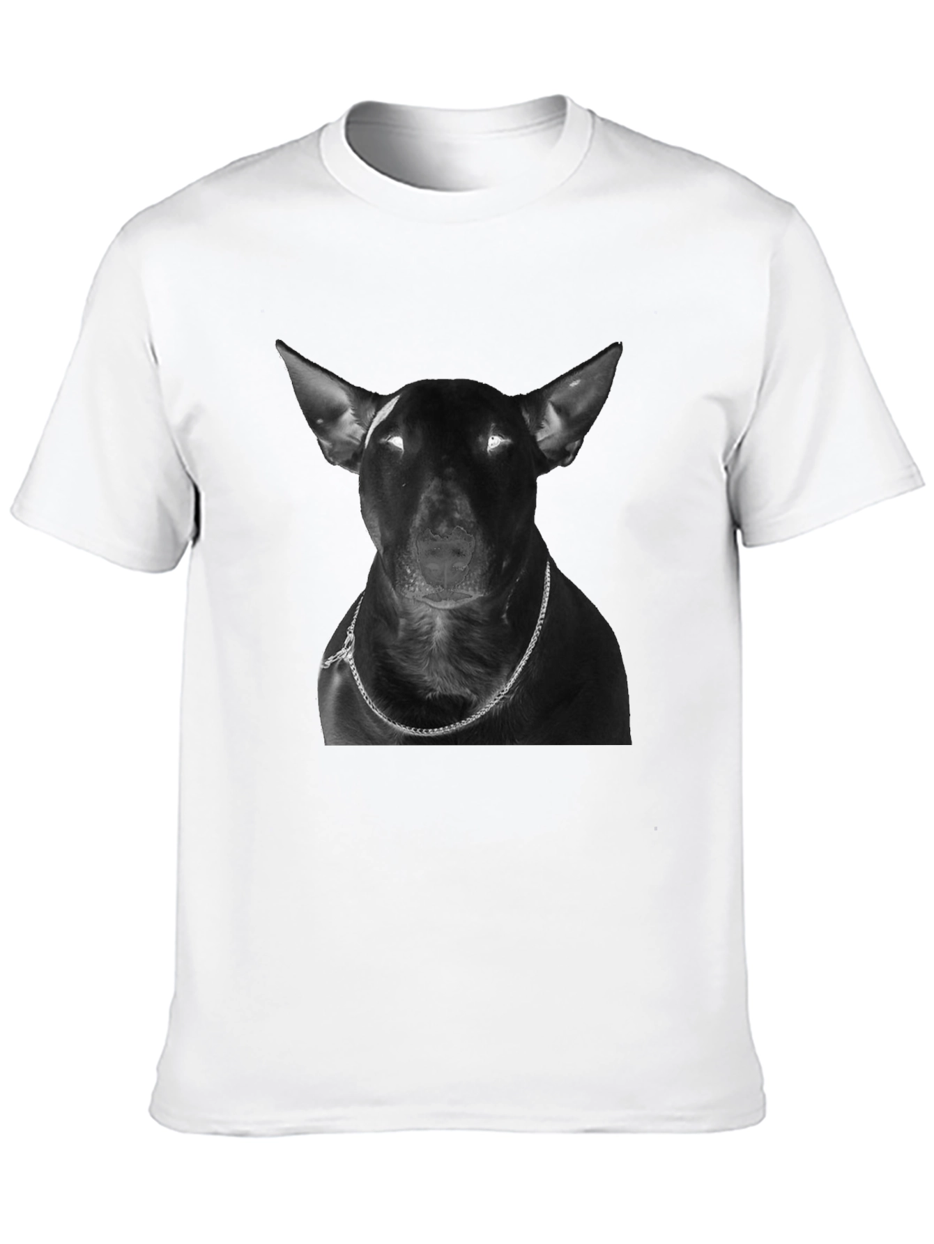 Black Dog Graphic T-Shirt - Bull Terrier Design view 10