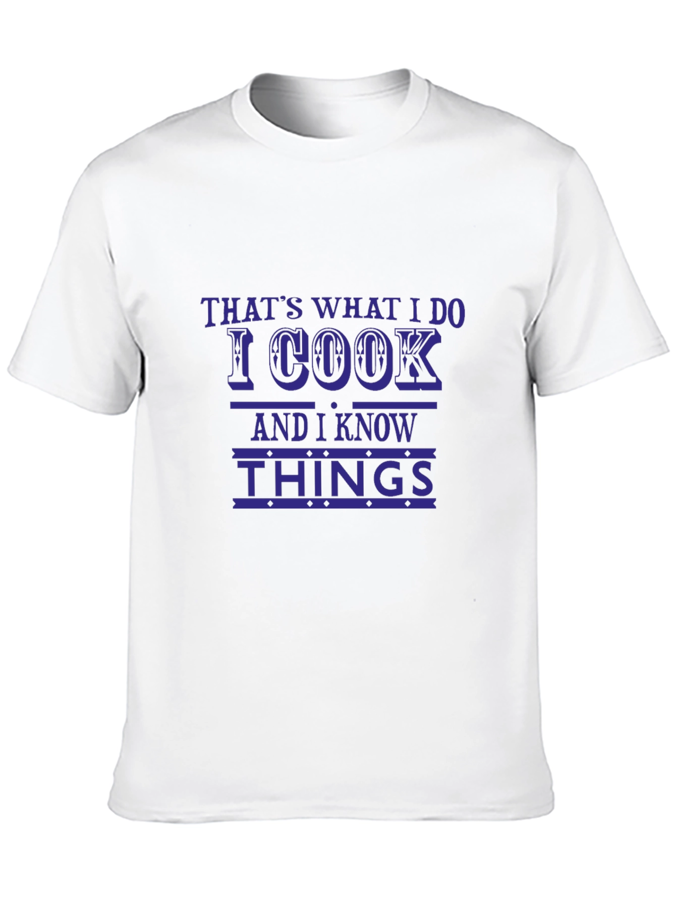 Black That's What I Do I Cook T-Shirt Funny Chef Tee view 10