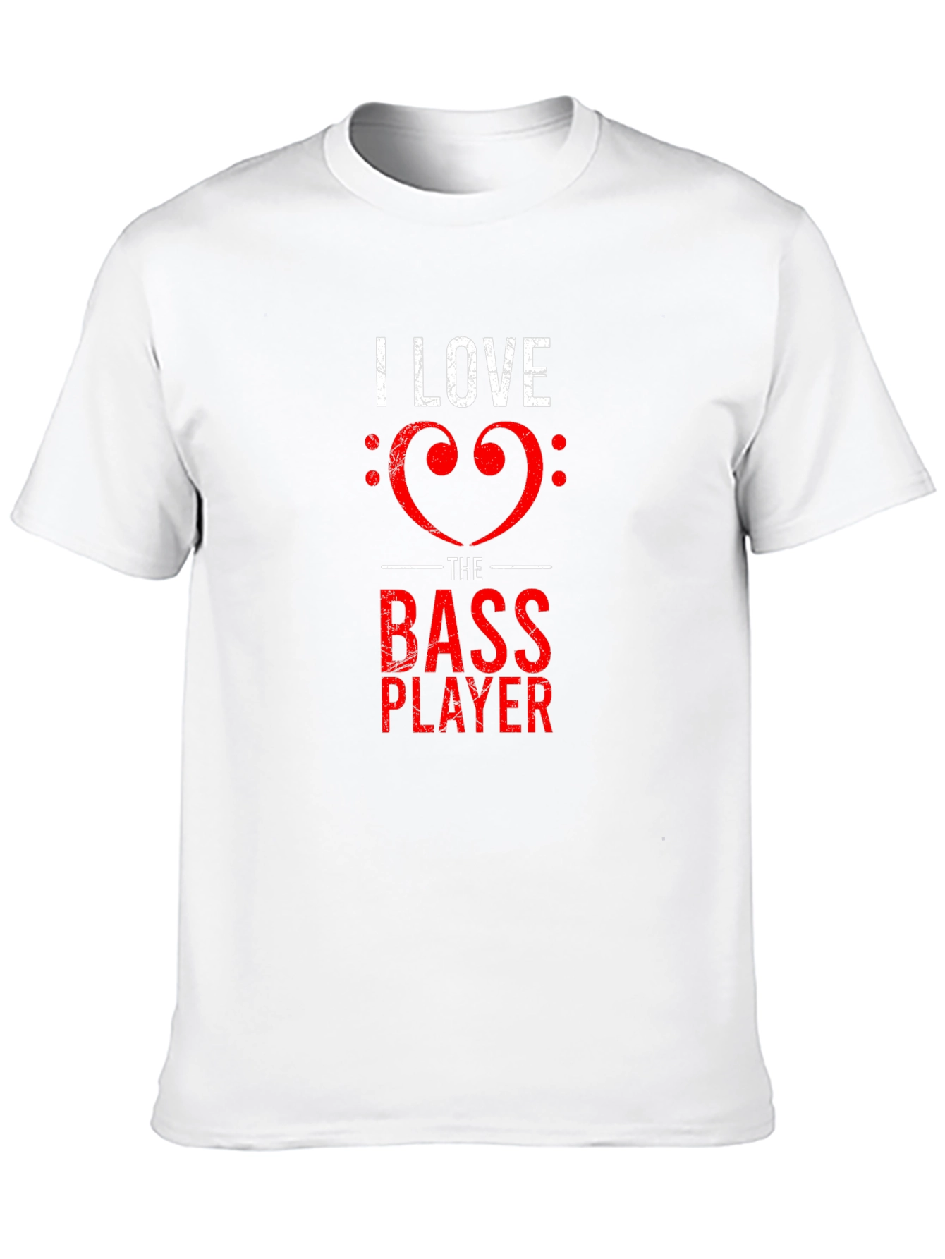 Black I Love the Bass Player T-Shirt - Music Lover Tee view 10