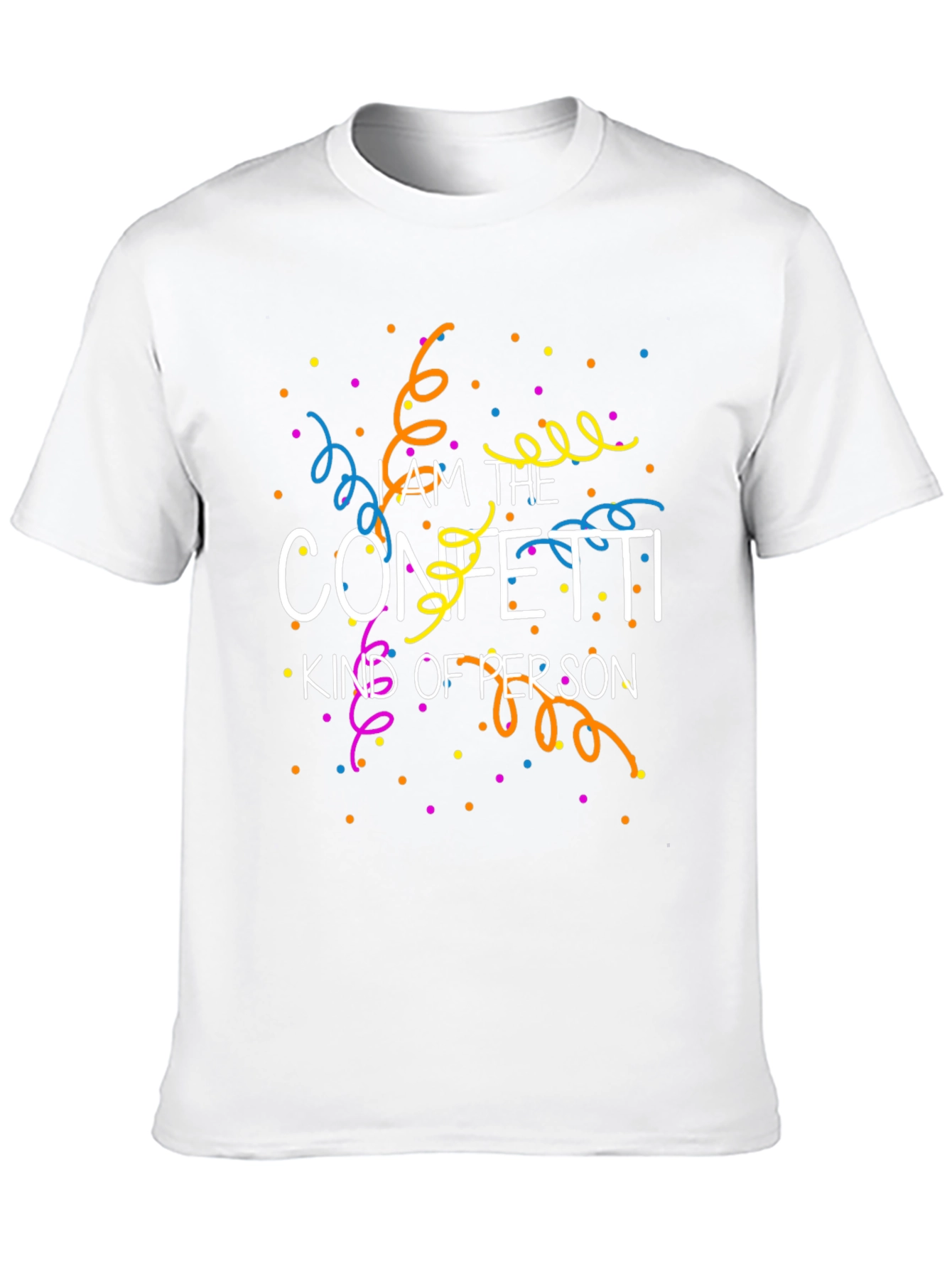 Black Confetti Kind of Person Graphic Tee - Black view 10