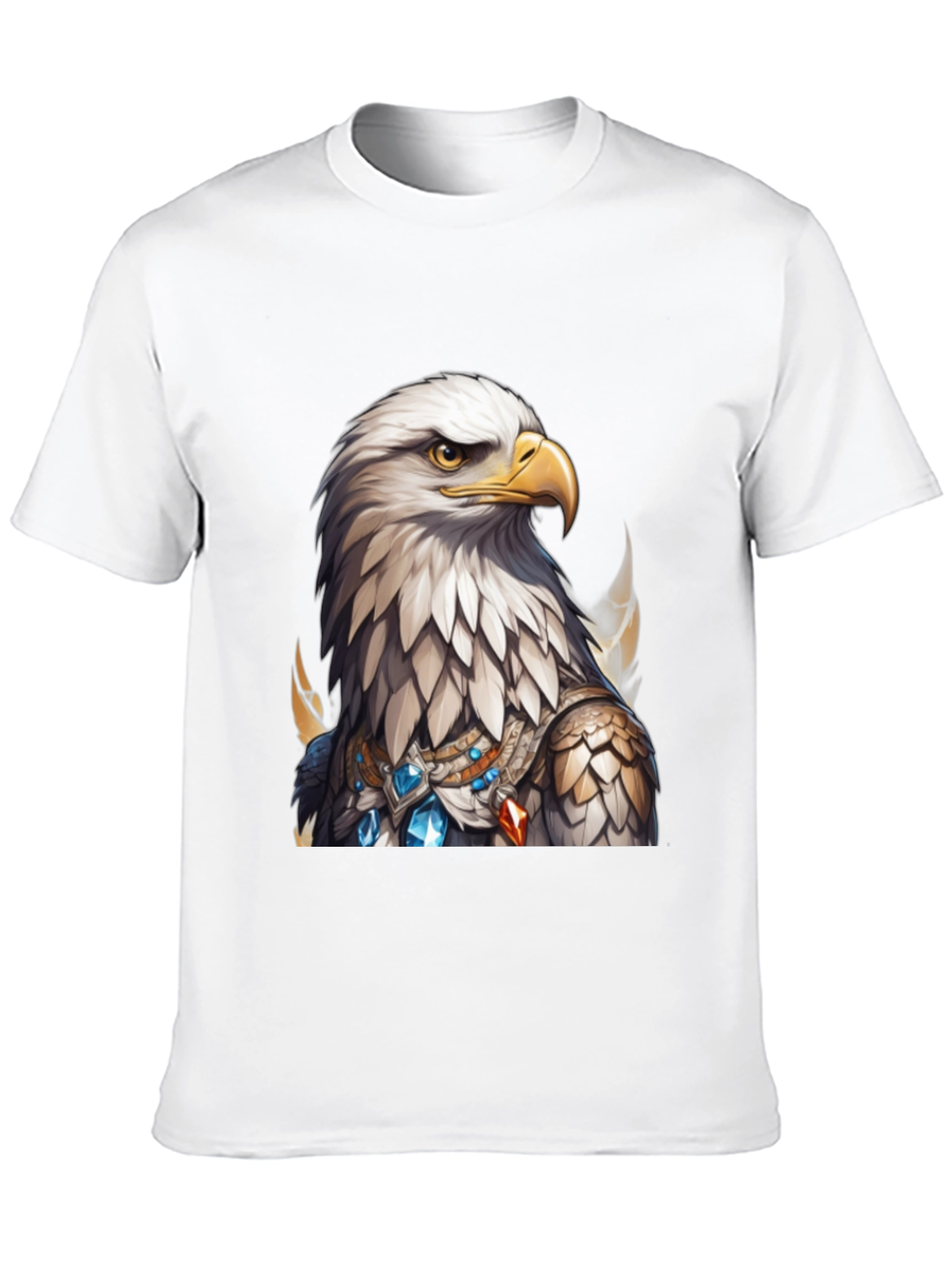Black Eagle Warrior T-Shirt - Black Graphic Tee view 10