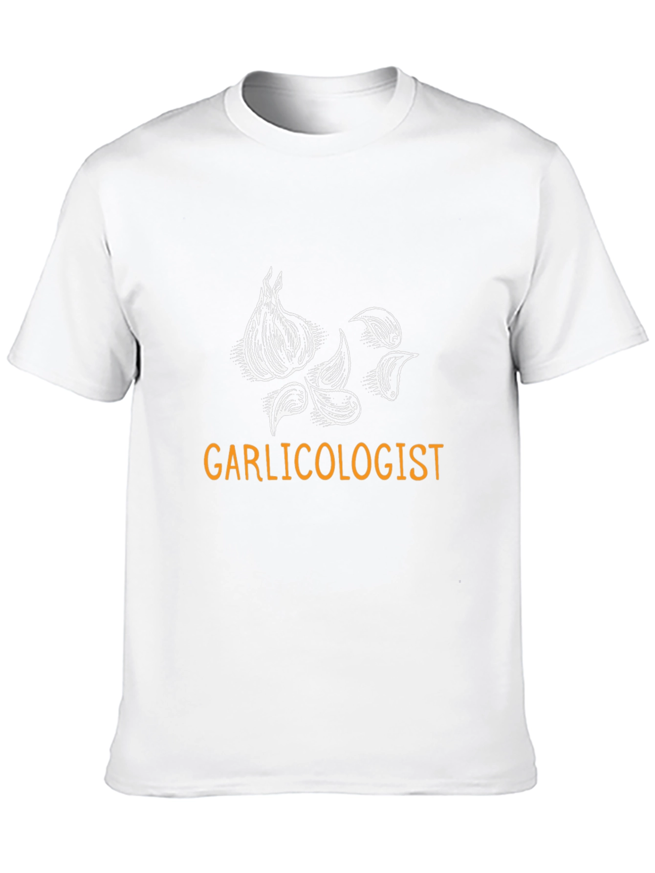 Black Garlicologist Graphic T-Shirt - Black Cotton Tee view 10