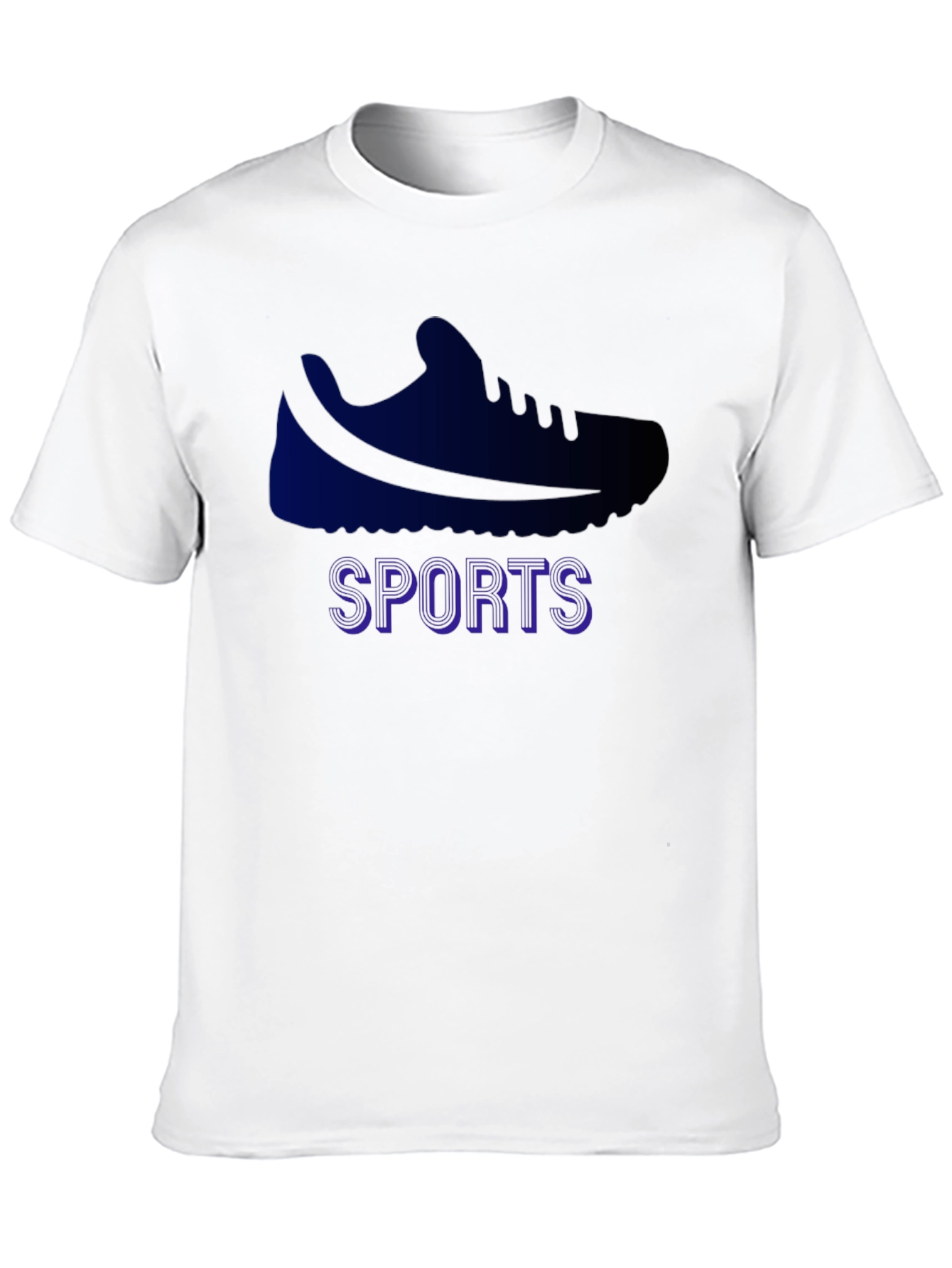 Black Sports Shoe Graphic Tee - Black Cotton Blend view 10