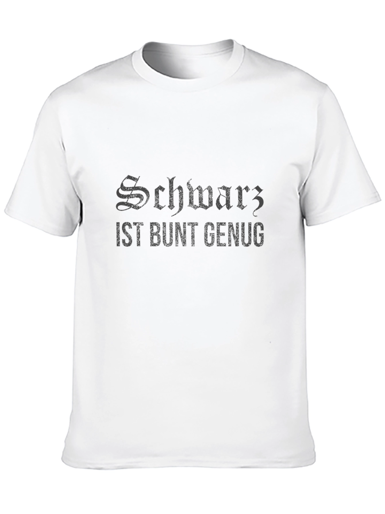 Black Schwarz Ist Bunt Genug Graphic T-Shirt view 10