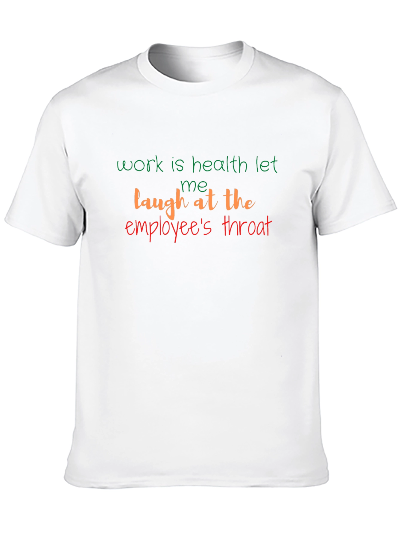 Black Work Is Health Slogan T-Shirt view 10