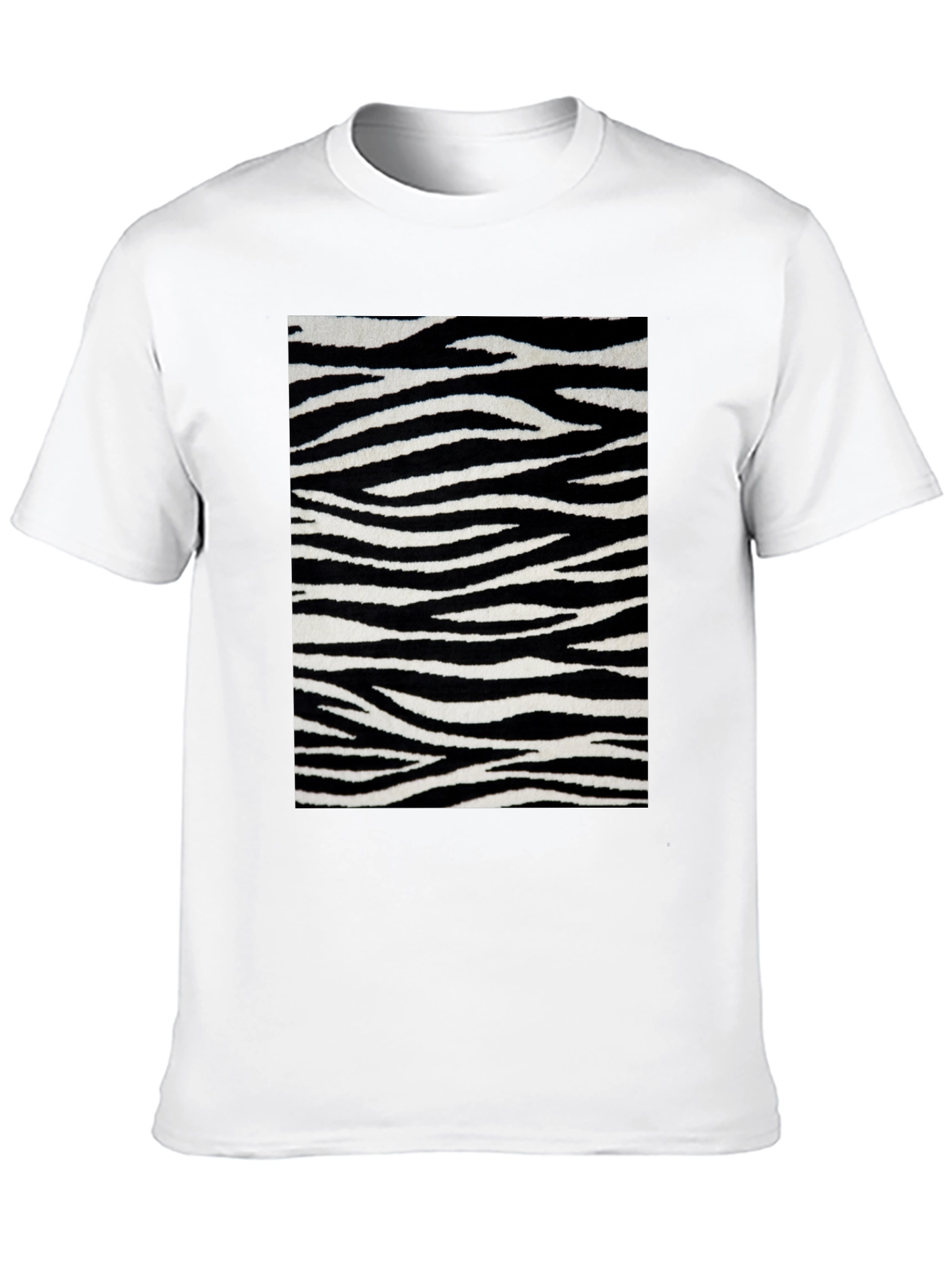 Black Zebra Stripe Graphic Tee - Bold Style view 10