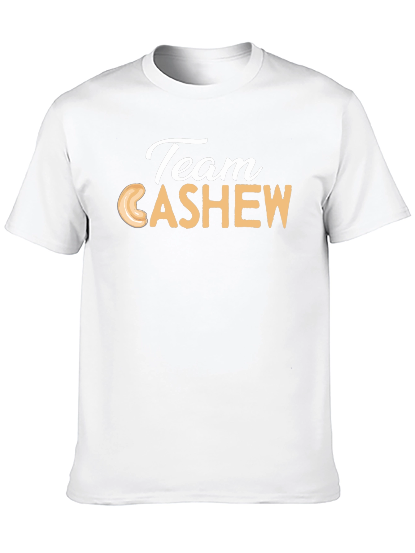 Black Team Cashew T-Shirt - Funny Nut Lover Tee view 10