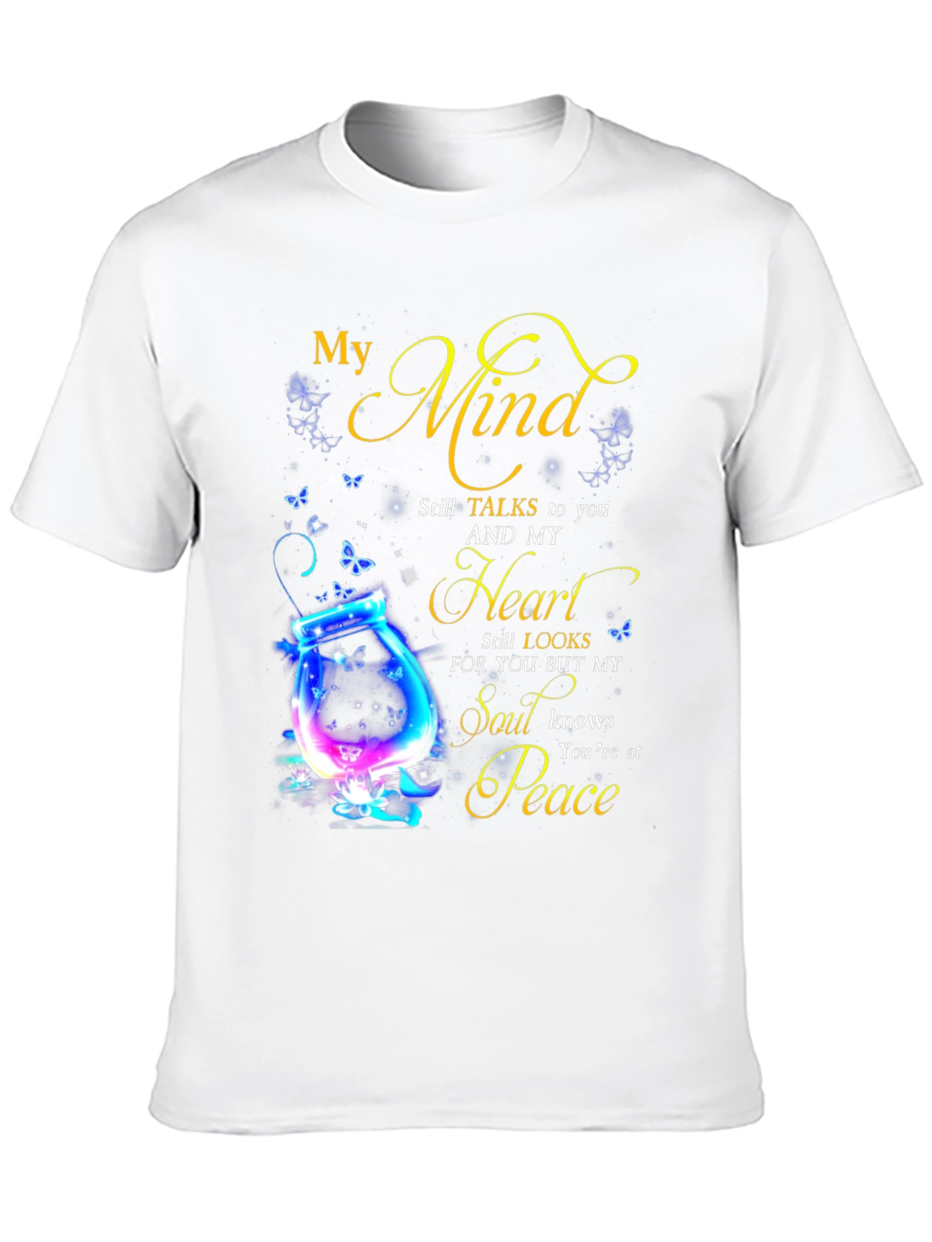 Black My Mind Still Talks to You T-Shirt view 10