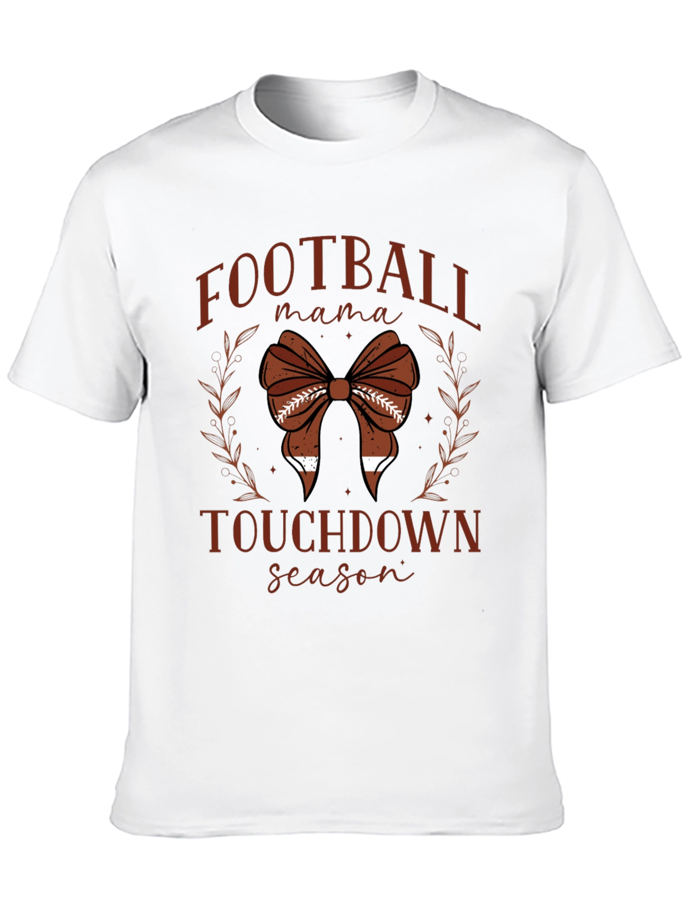 Black Football Mama Touchdown Season Tee view 10