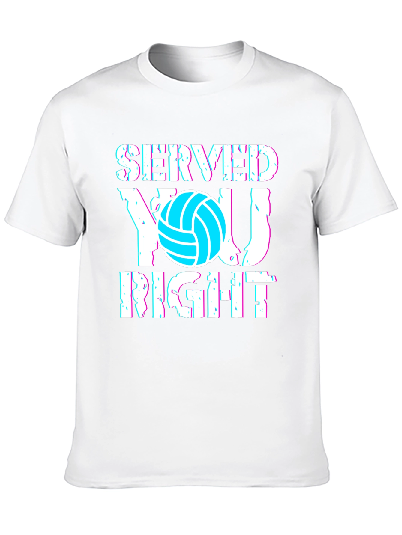 Black Served You Right Volleyball Graphic Tee view 10