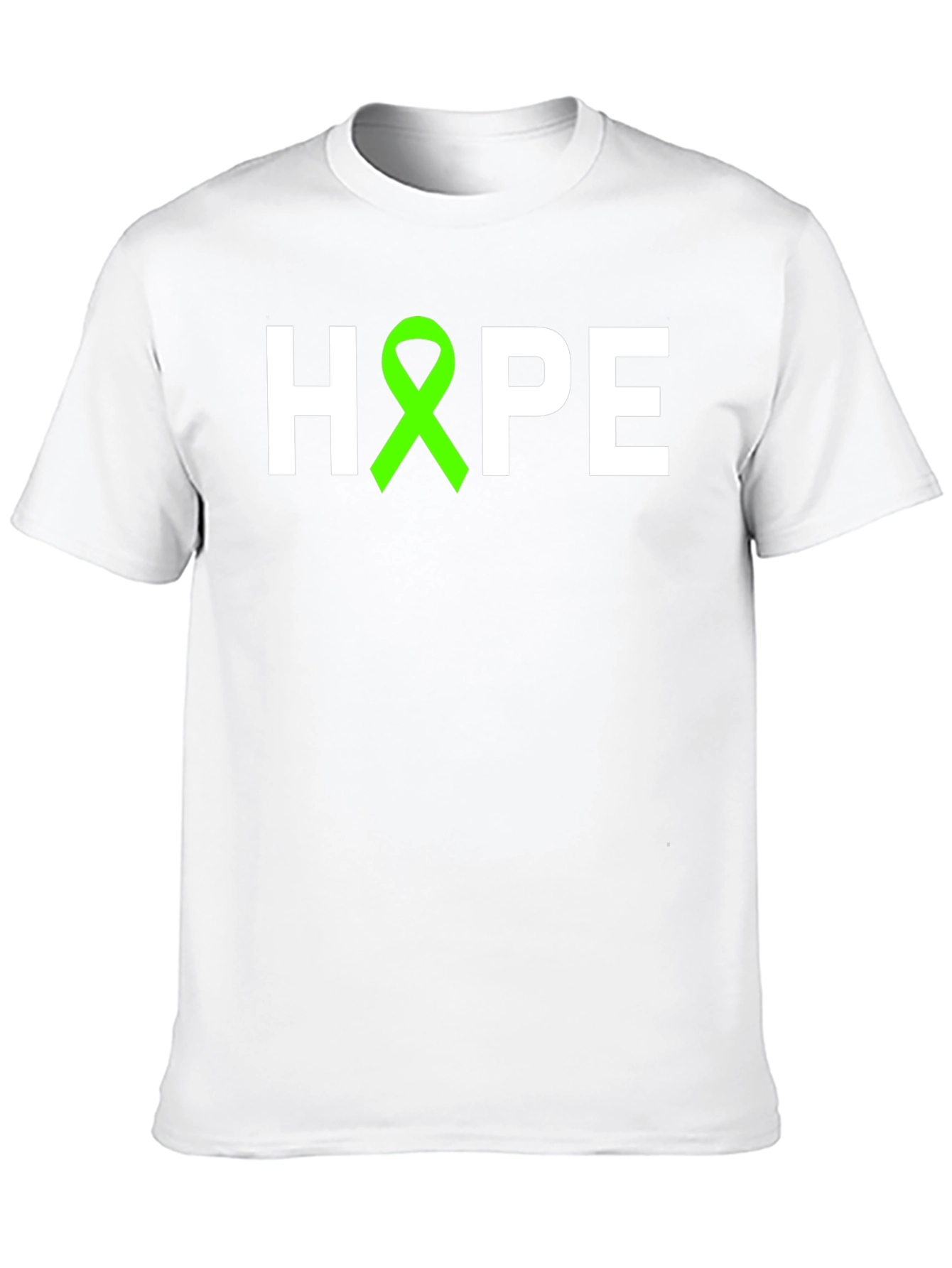 Black HOPE Awareness Ribbon T-Shirt - Support Mental Health view 10
