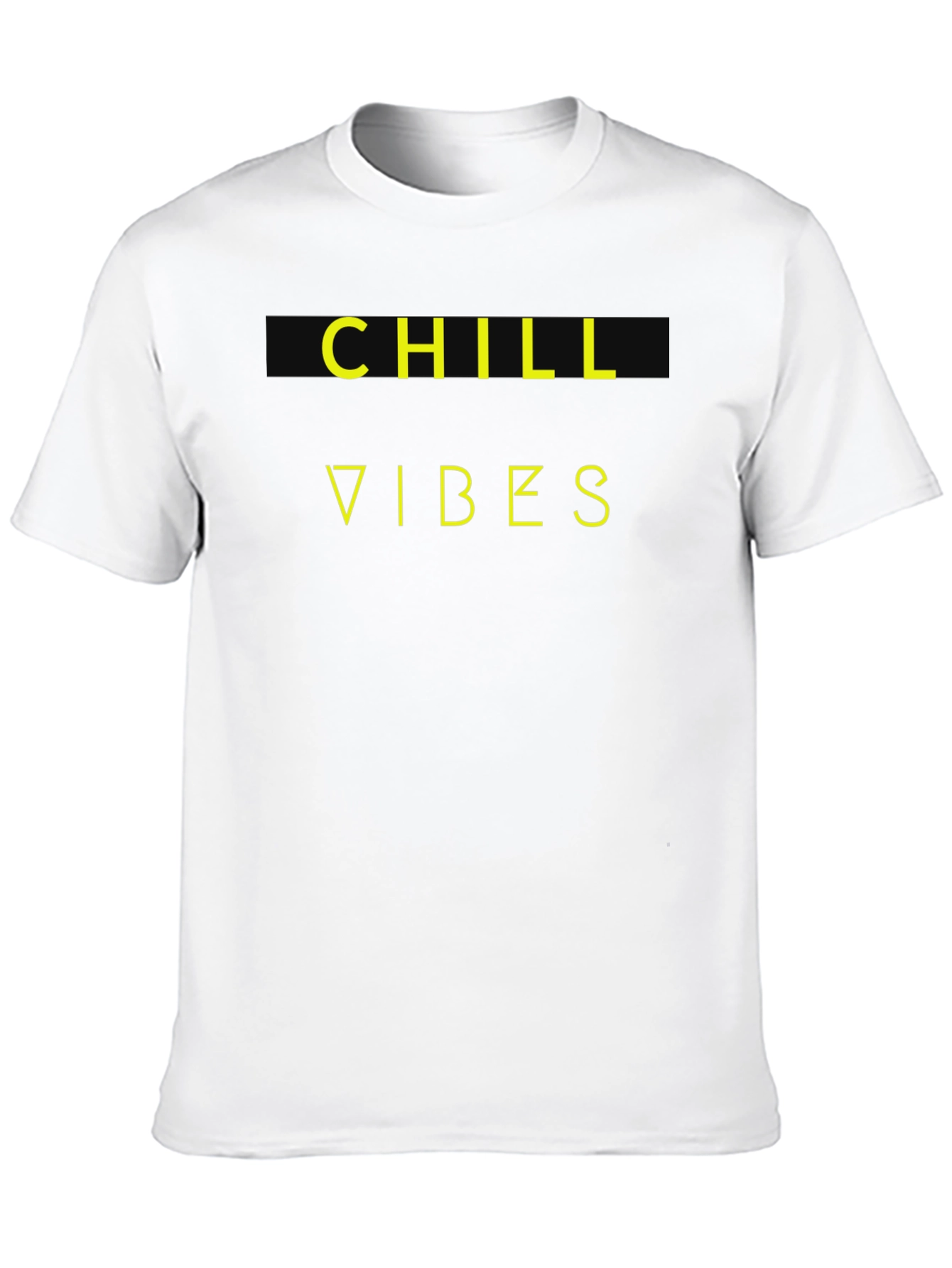 Black Chill Vibes Graphic T-Shirt - Relaxed Style view 10