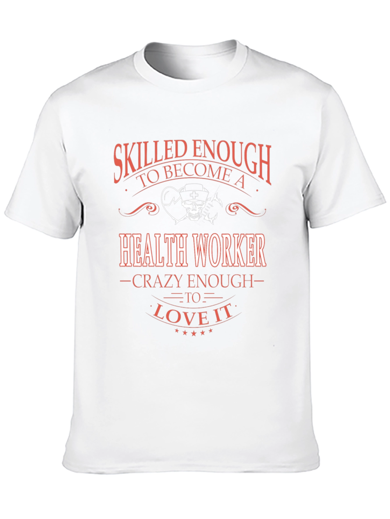 Black Skilled Health Worker Graphic Tee view 10